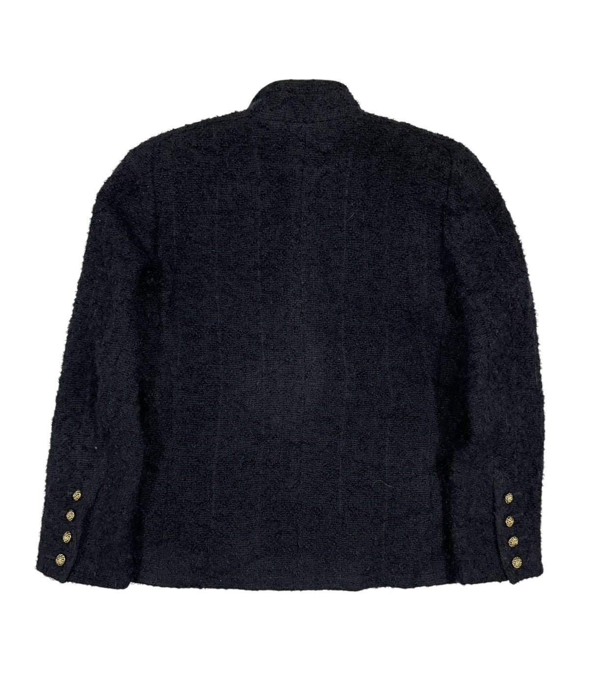 Vintage Vtg🔥Tweed Women Coat Jacket Hardware Gold Button Size S / US 4 / IT 40 - 2 Thumbnail
