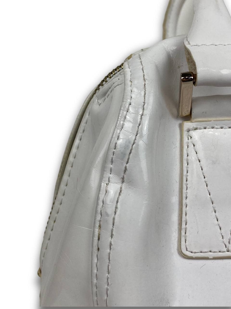 Versace Vintage VERSACE Parfums White Handle Bag M519 Size ONE SIZE - 14 Thumbnail
