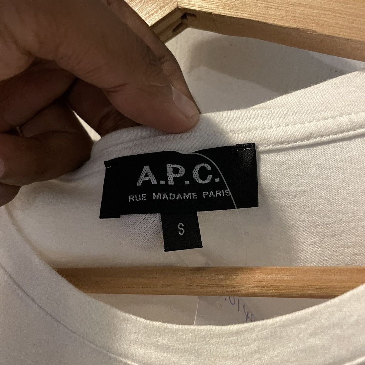 A.P.C. APC Box Logo Tee Size US S / EU 44-46 / 1 - 2 Thumbnail