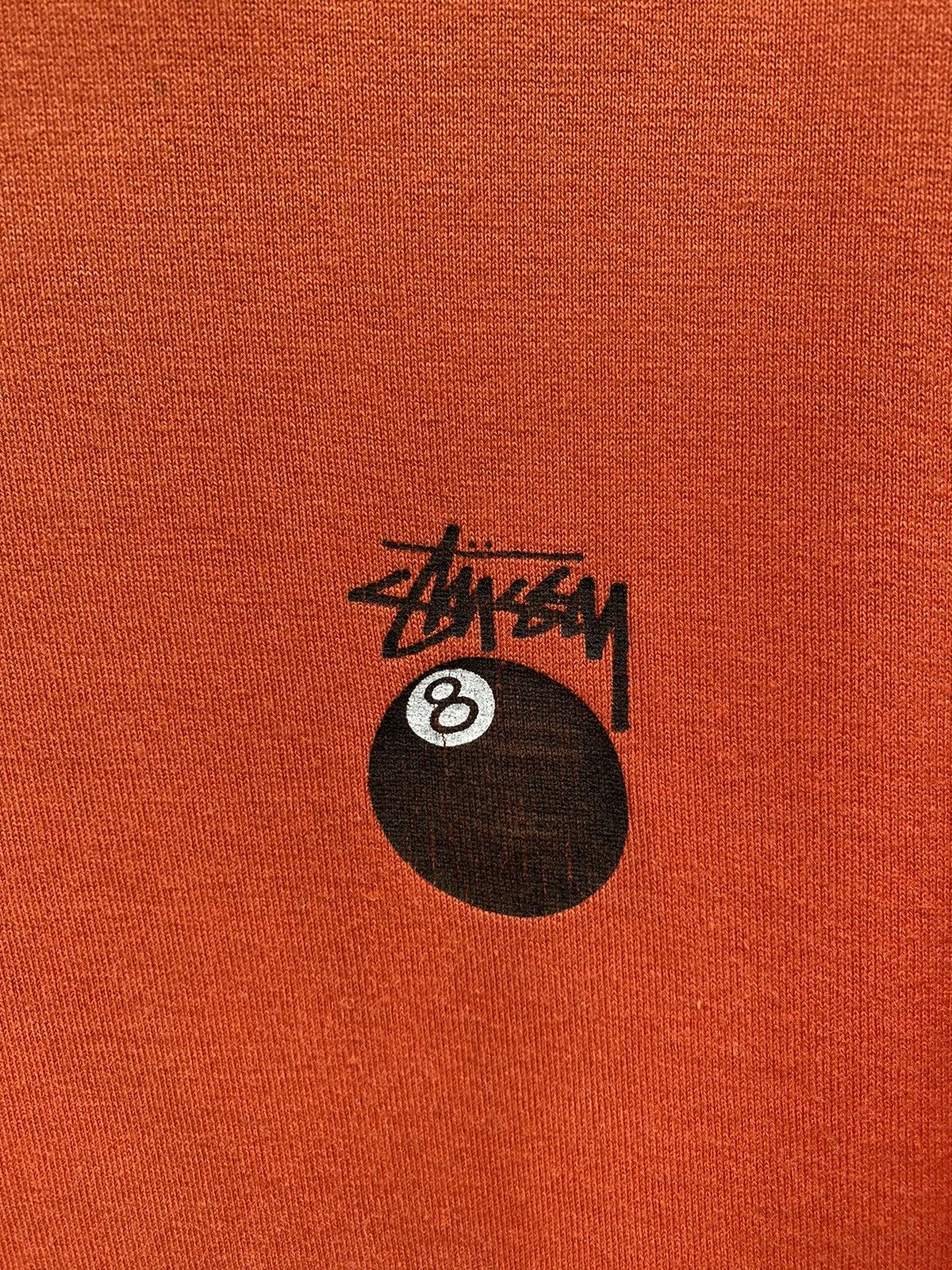 Stussy 💥MEGA RARE💥 OG 1980s Archived Stussy x 8-Ball Orange Tee Size US M / EU 48-50 / 2 - 10 Thumbnail
