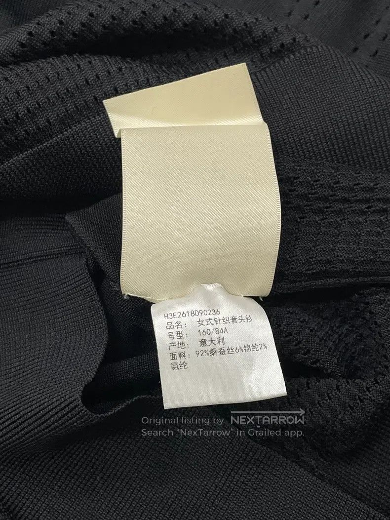 Hermes Hermes Elegant saddle patterned silk round-neck top Size XS / US 0-2 / IT 36-38 - 6 Thumbnail