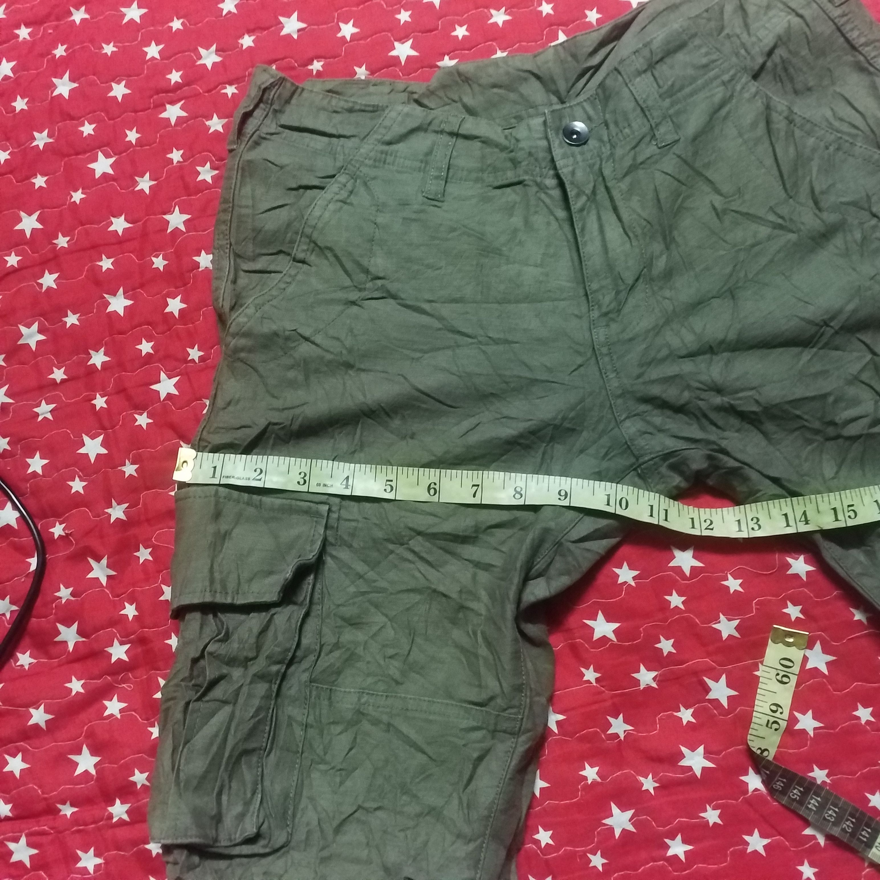 Japanese Brand army green cargo urban work trousers Size US 31 - 3 Thumbnail