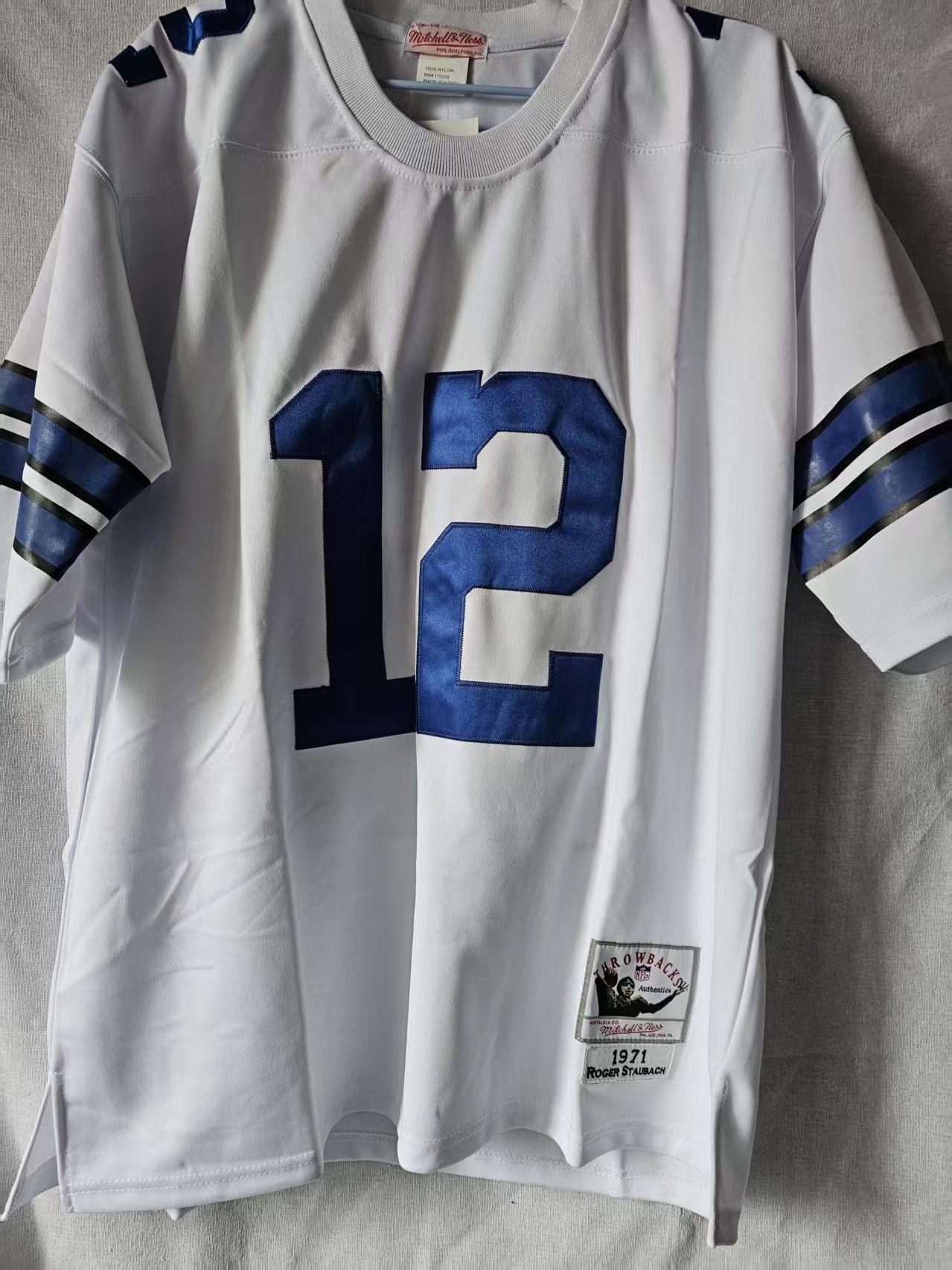 NFL San Francisco 49ers #12 Roger Staubach Jersey Size US L / EU 52-54 / 3 - 2 Thumbnail