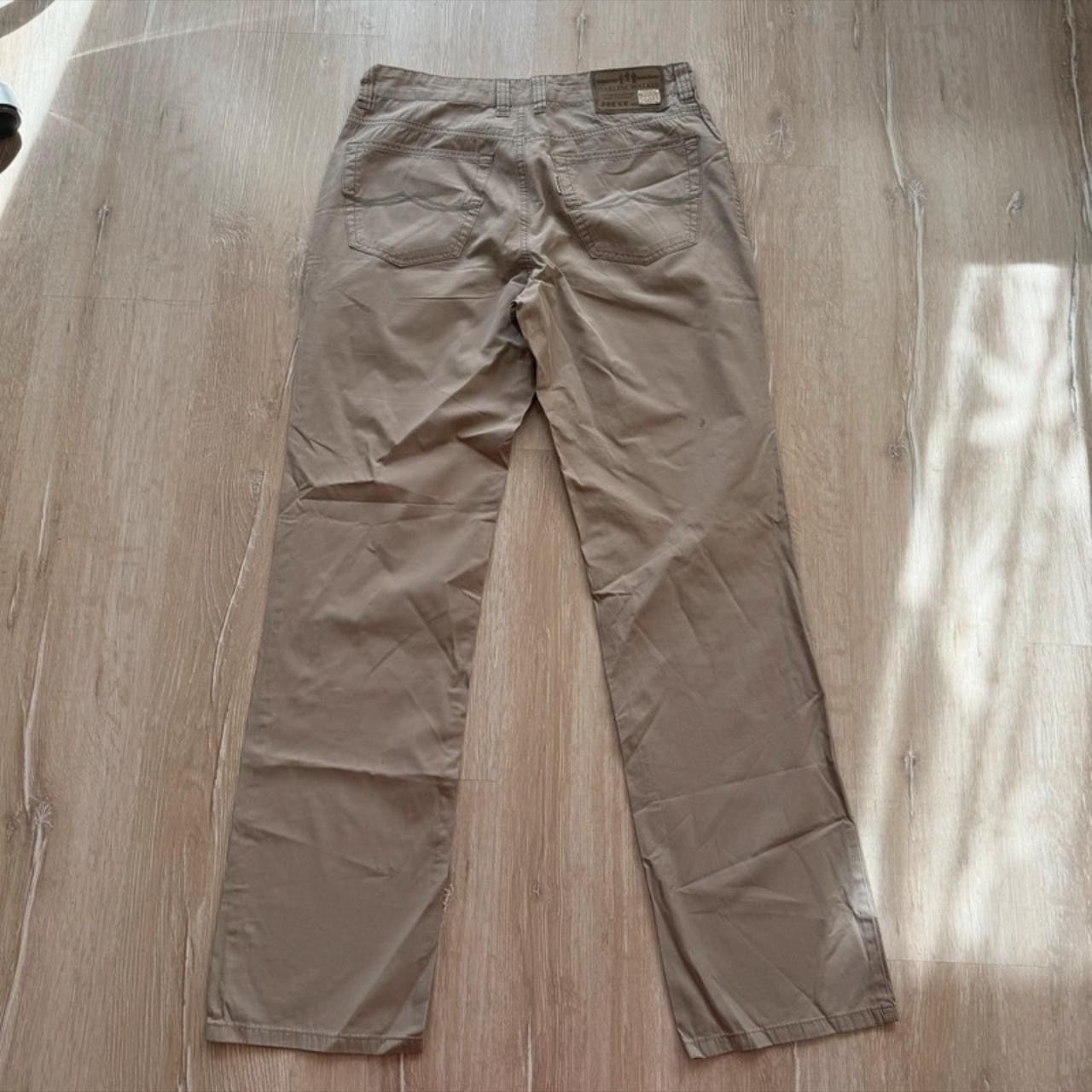 Japanese Brand Harlem Walker by Joker Vintage Pants Flat Trousers Grey Size US 32 / EU 48 - 8 Thumbnail