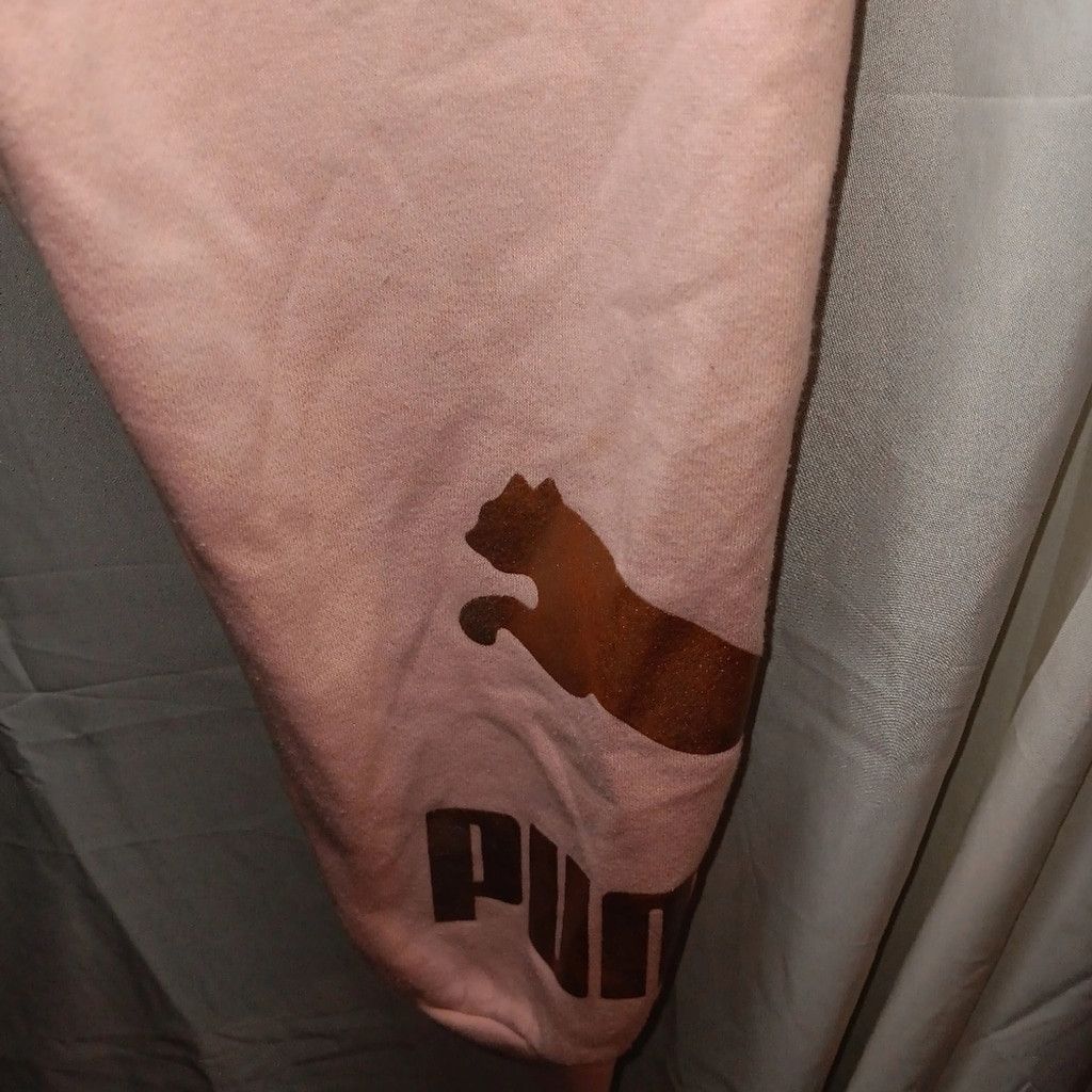 Puma Puma, pink sweatpants, runs very small, XL, GUC Size 36" / US 14 / IT 50 - 6 Thumbnail