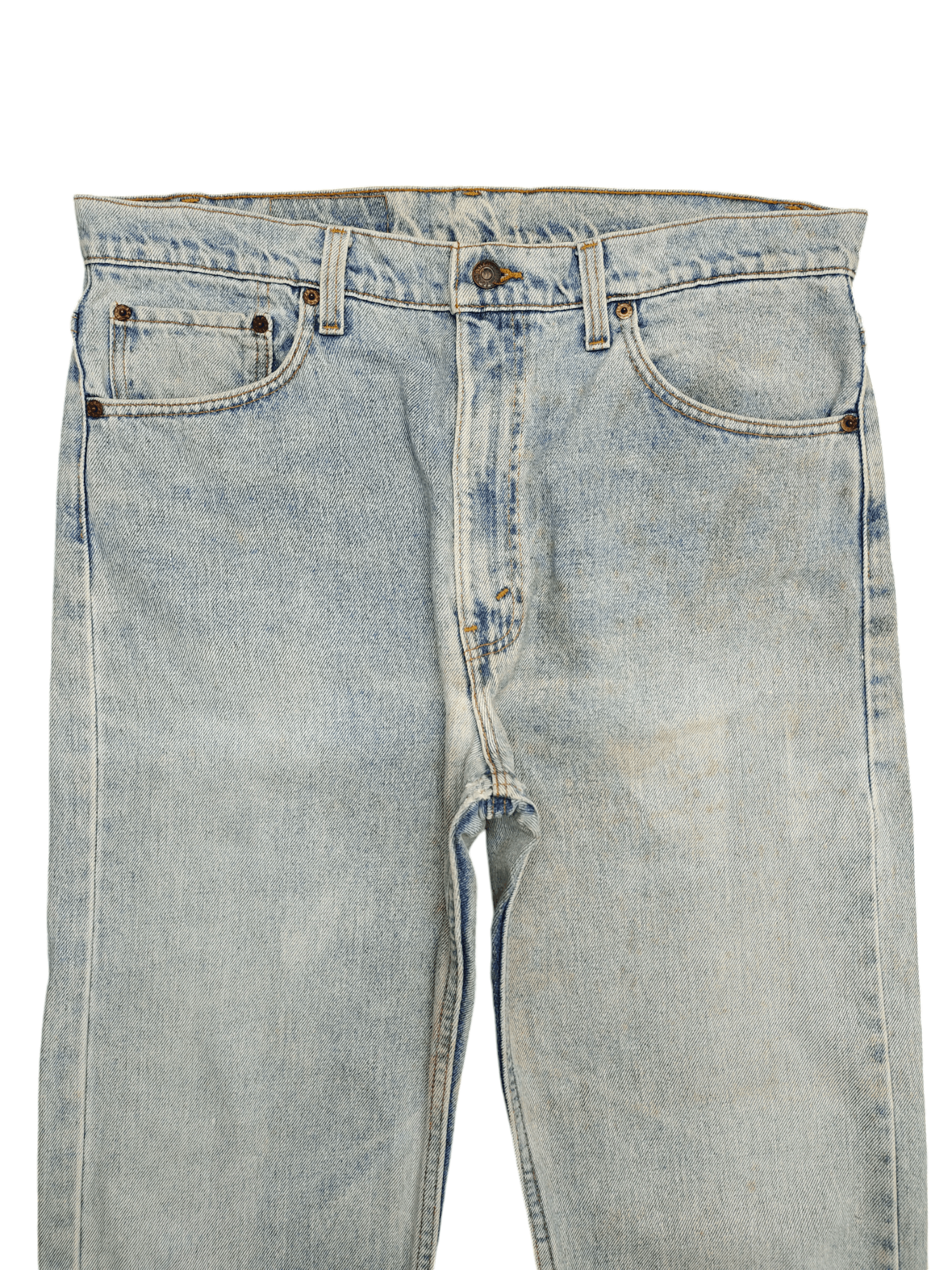Levi's Vintage Clothing Vintage 90s Levi's 550 Sand Light Wash Faded Denim Jeans Size US 36 / EU 52 - 2 Thumbnail