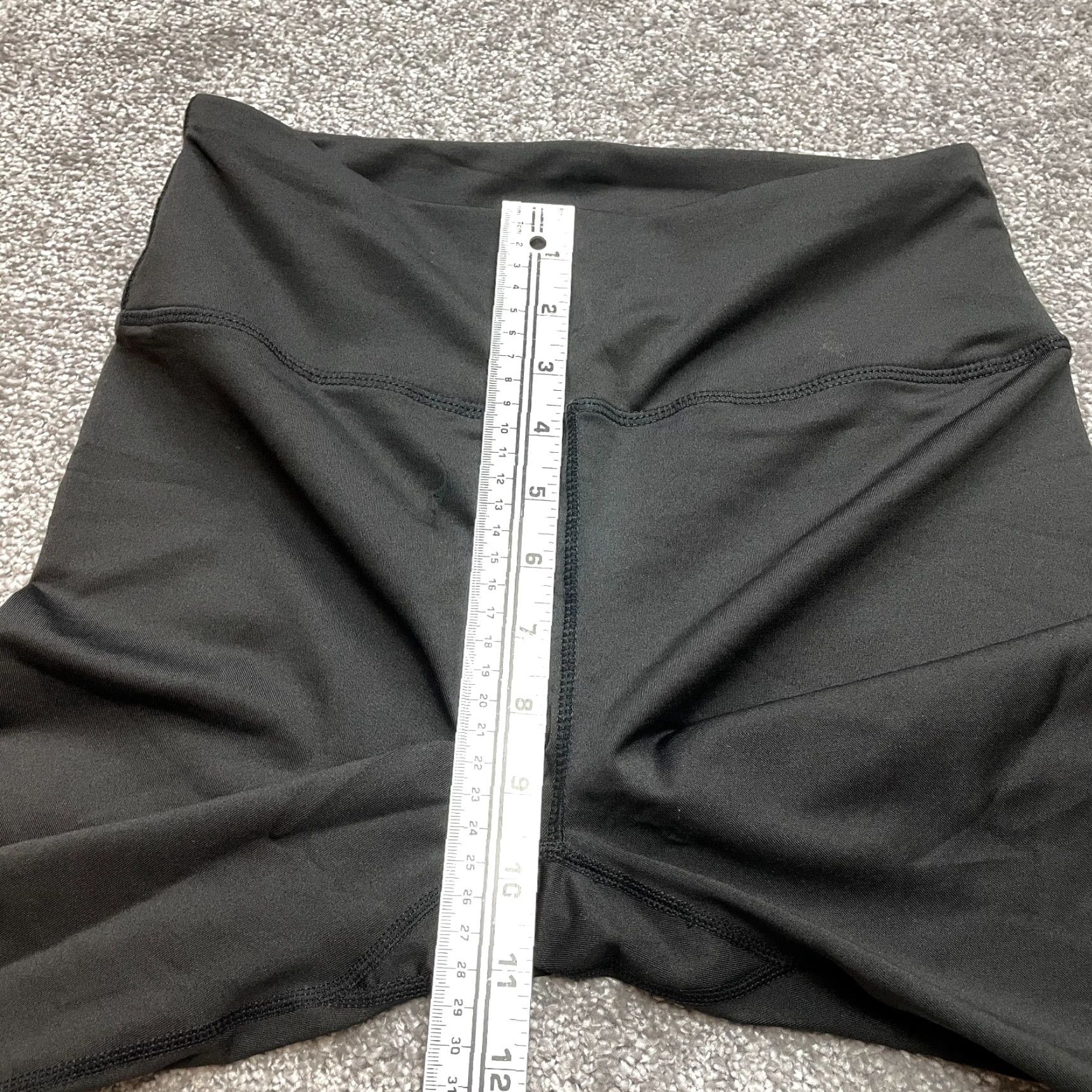 Vintage Unbranded Compression Shorts Womens M Black Stretch Active Gym Yoga New NWT Size 32" / US 10 / IT 46 - 4 Thumbnail