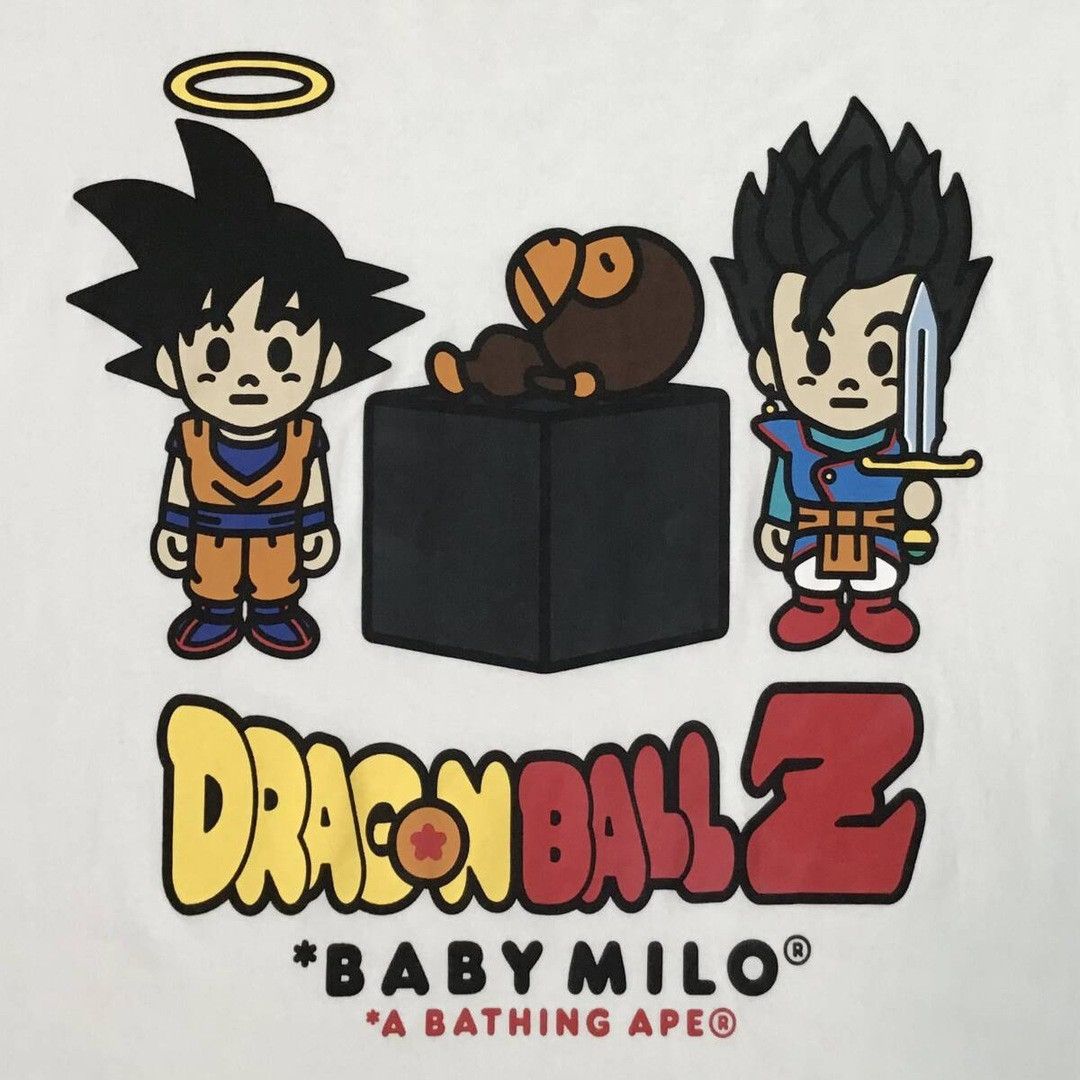 Bape BAPE × Dragon Ball Z Goku Milo T-shirt a bathing ape Size US XL / EU 56 / 4 - 2 Thumbnail