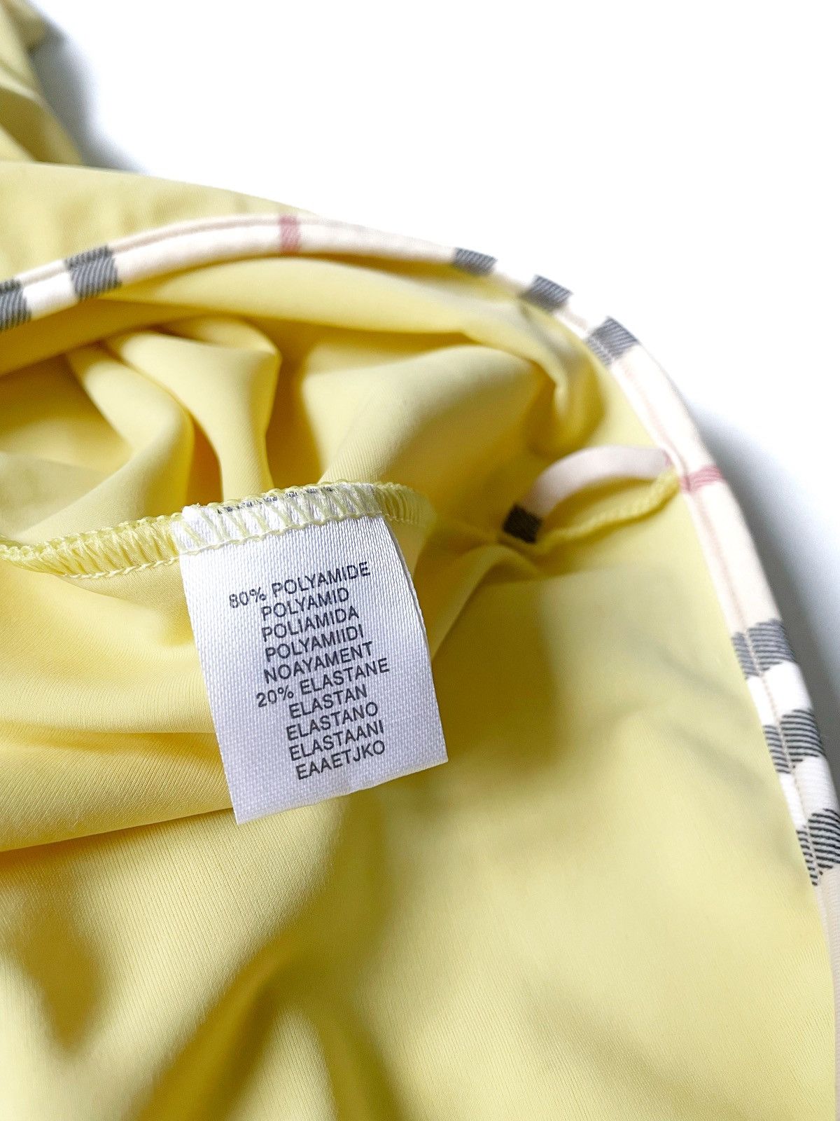 Burberry Burberry Beach Yellow Drawstring Skirt Nova Check Size M Size 27" / US 4 / IT 40 - 7 Thumbnail