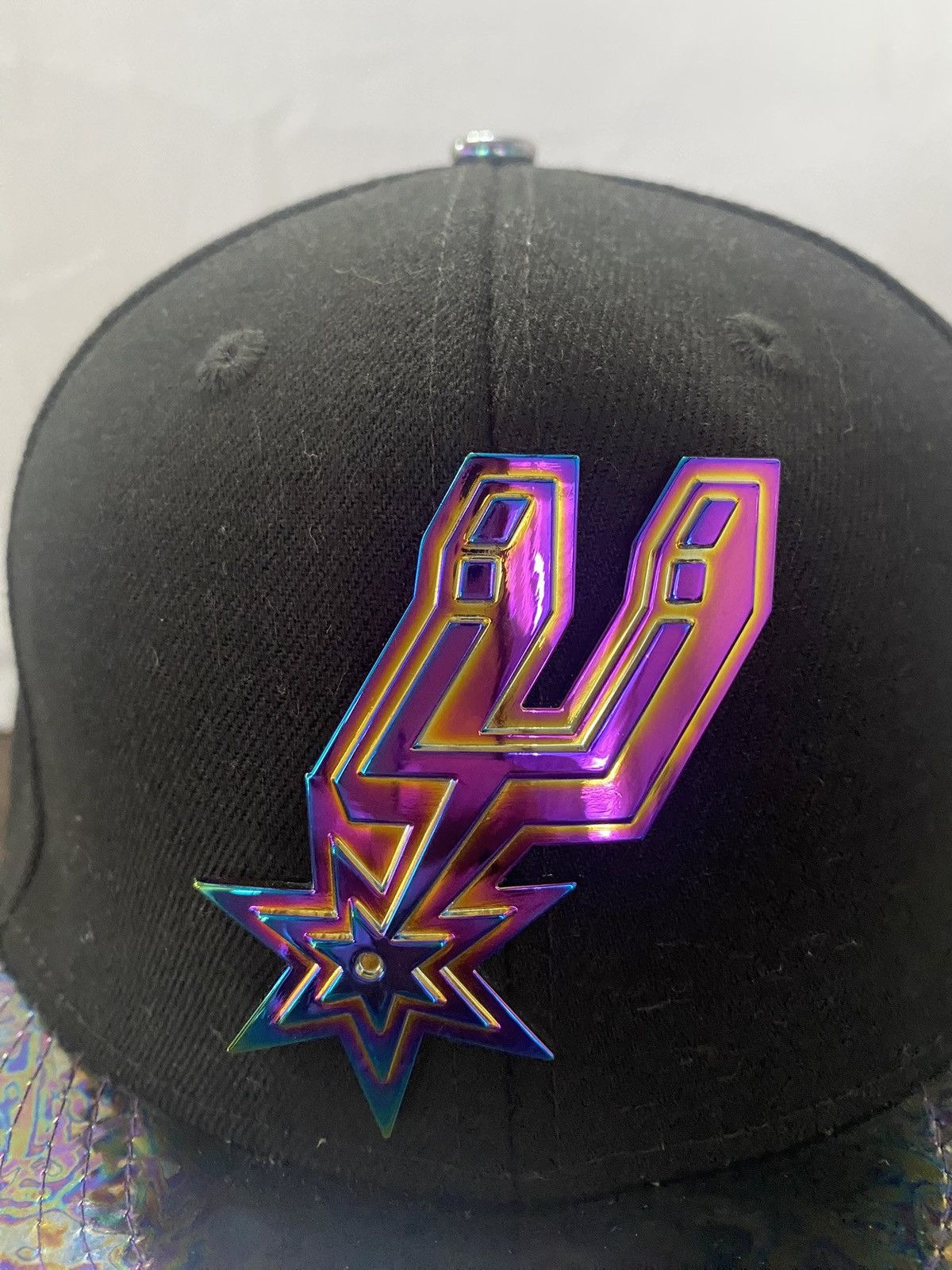 NBA × New Era New Era/San Antonio Spurs 9Fifty SnapBack//RARE/Sz M/L Size ONE SIZE - 3 Thumbnail