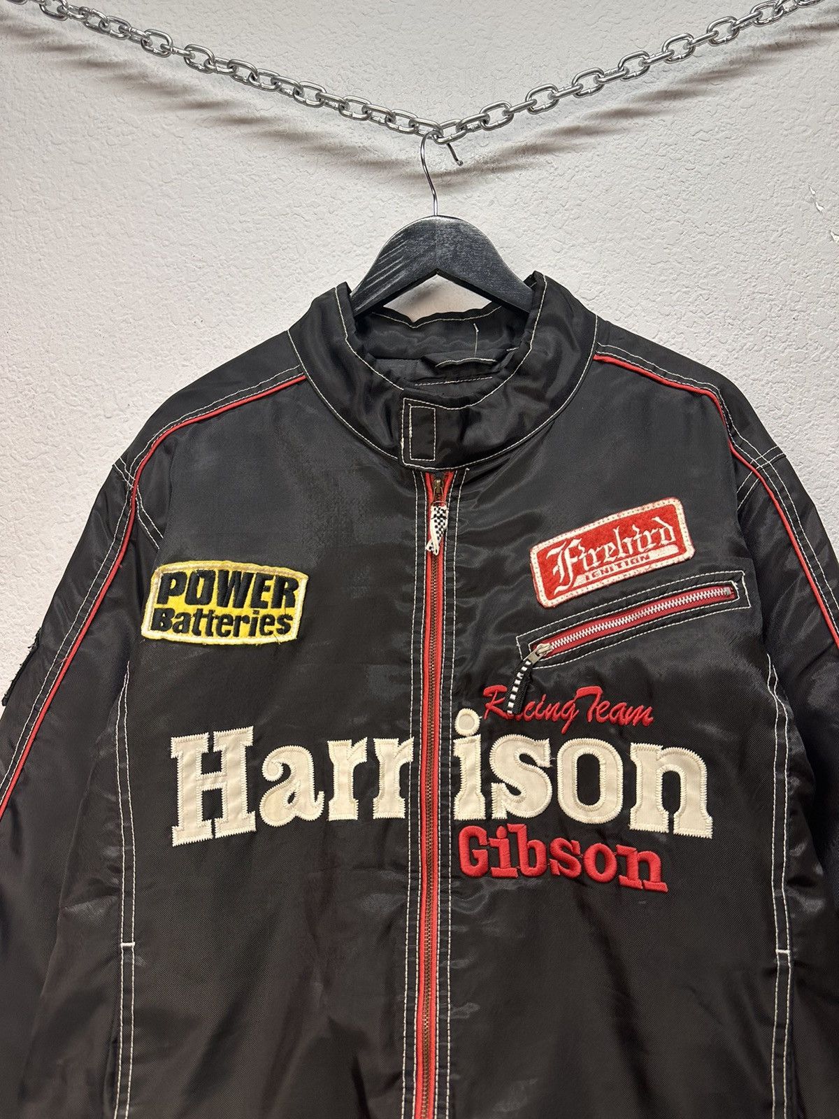 NASCAR Vintage Racing Jacket Harrison F1 Nascar Marlboro Y2k Rare Size US XXL / EU 58 / 5 - 5 Thumbnail