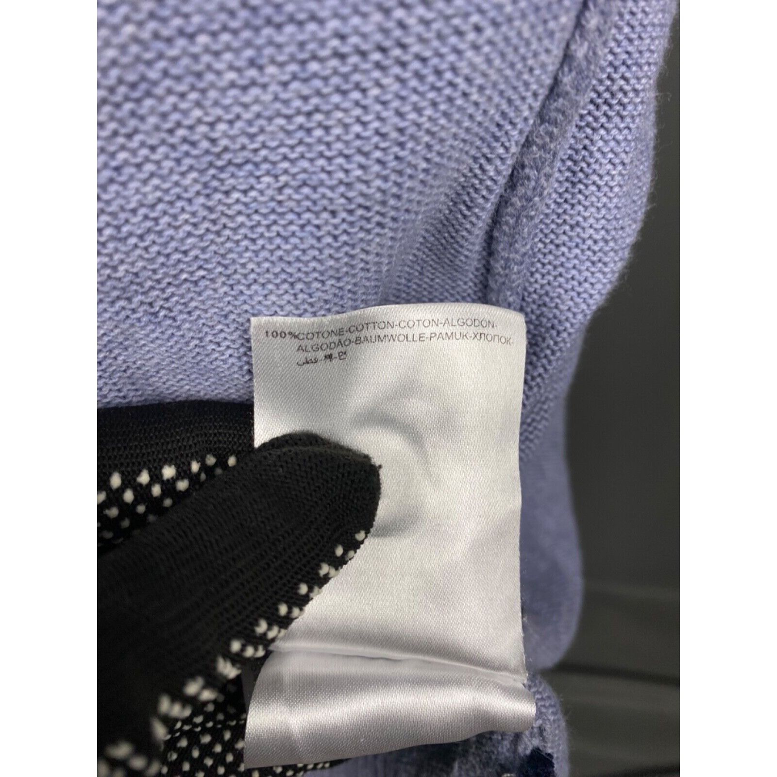 Moncler Moncler Men's Blue Garment Dyed Cardigan Sweater Size XL Size US XL / EU 56 / 4 - 14 Thumbnail