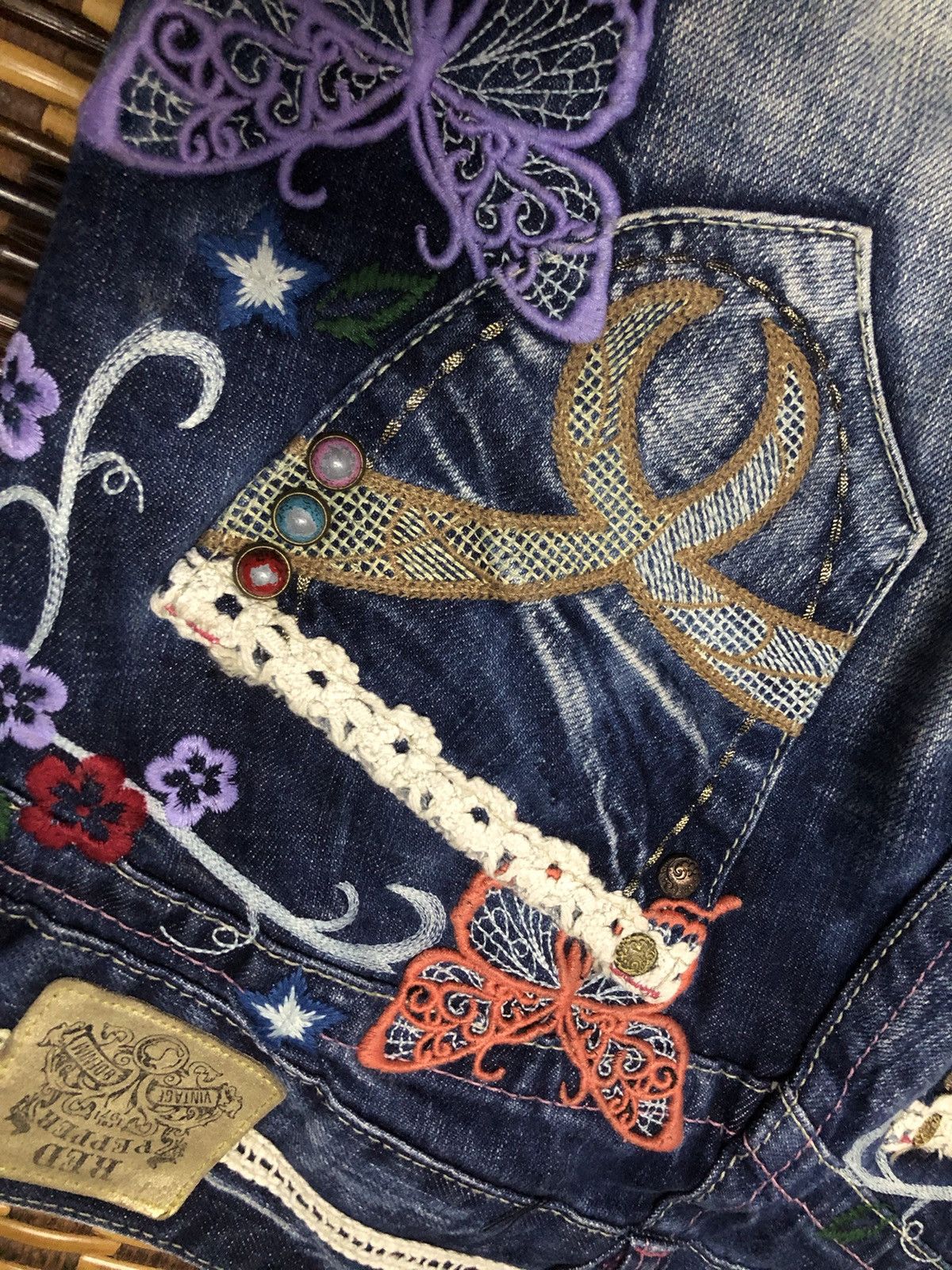 Designer × Hysteric Glamour × Japanese Brand Vintage Red Pepper Jeans Japanese Brand Size 31" - 18 Thumbnail