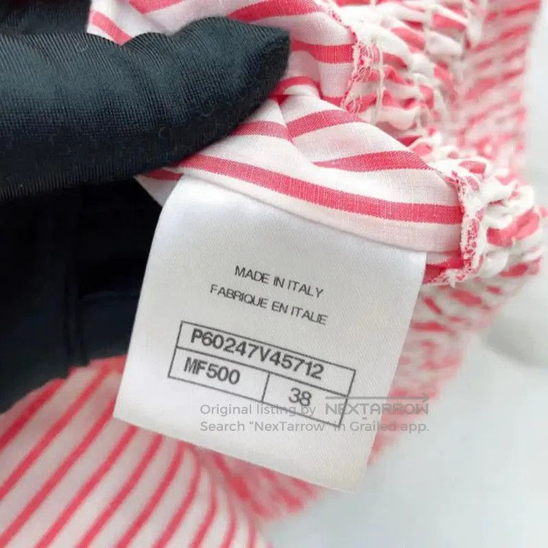 Chanel Chanel Color-Blocked Striped Short Sleeve T-Shirt . Size S / US 4 / IT 40 - 7 Thumbnail