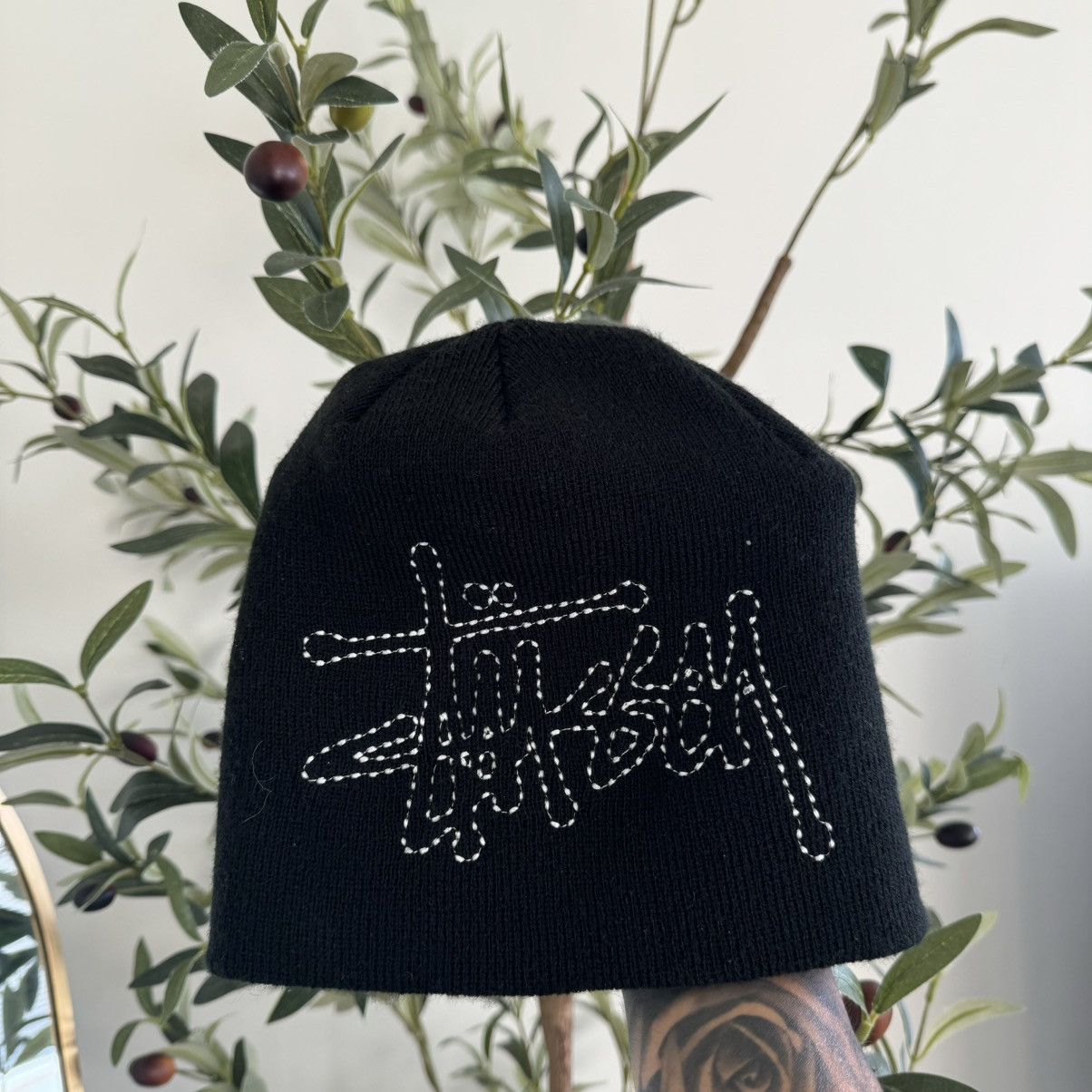 Stussy Stussy Stitch Logo Skull Cap Beanie | Grailed