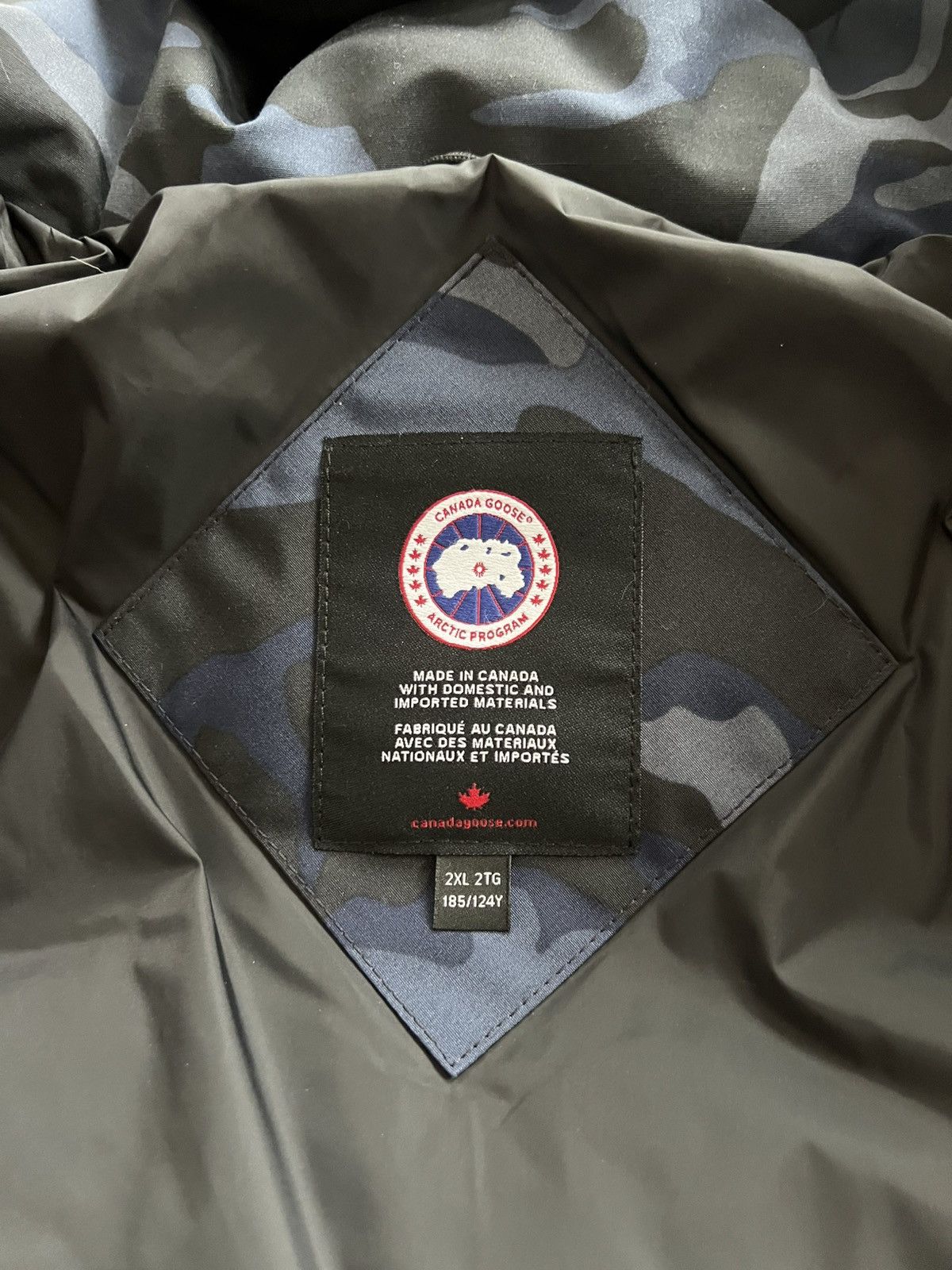 Canada Goose Super rare Canada Goose Blue Camo wyndham Size US XXL / EU 58 / 5 - 8 Thumbnail