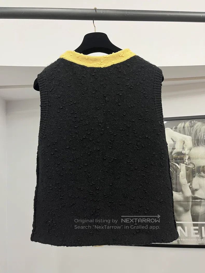 Chanel Chanel 24K black gold knitted vest Size XXS / US 00 / IT 34 - 3 Thumbnail
