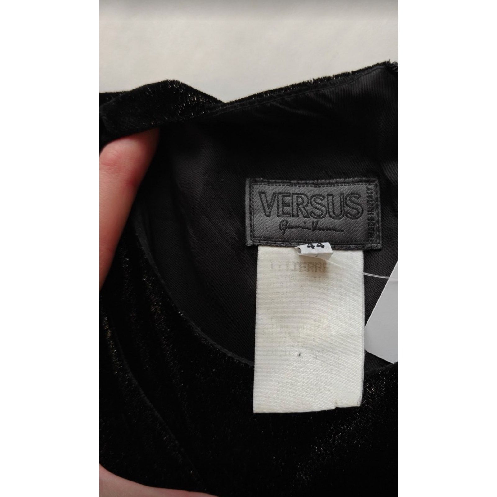 Versus Versace Vintage Versace Versus Black Fitted Dress - Size 44/L Size M / US 6-8 / IT 42-44 - 5 Thumbnail
