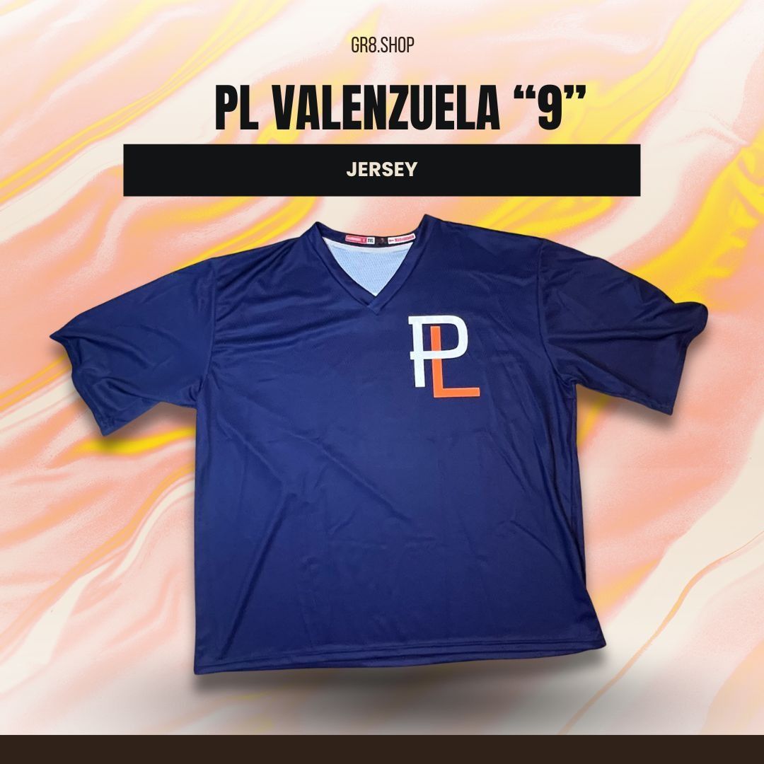Other PL Valenzuela "9" Jersey Size 3XL V-Neck Navy Blue Polyester Size US XXL / EU 58 / 5 - 1 Thumbnail