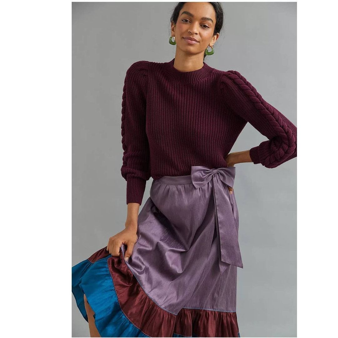 Anthropologie × Sachin & Babi New Anthropologie Sachin & Babi Colorblocked Maxi Skirt $148 Size 25" / US 0 / IT 36 - 1 Thumbnail
