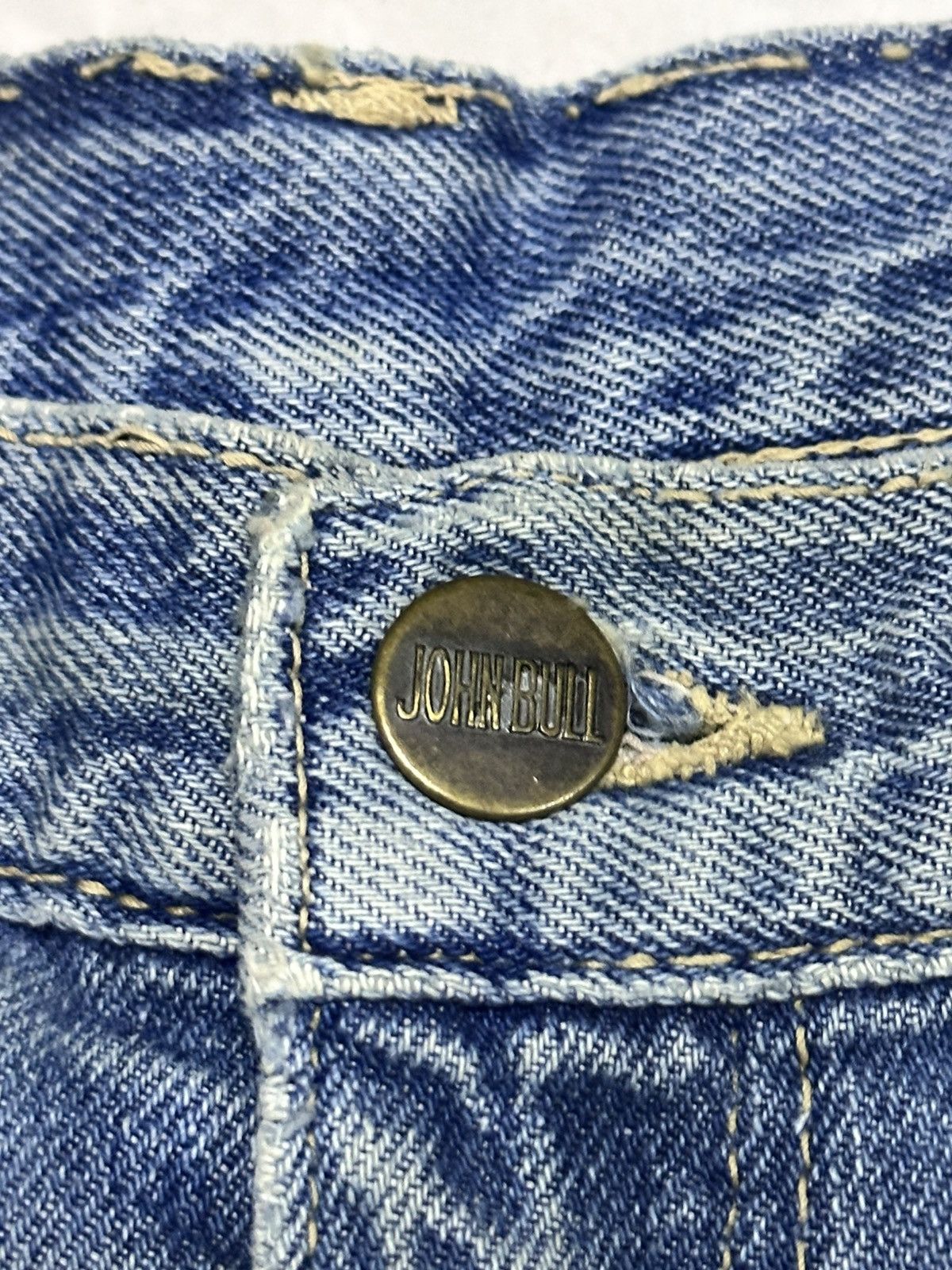 Johnbull Distressed Johnbull Jean With Baggy Style Wideleg Faded Wash Size US 28 / EU 44 - 7 Thumbnail