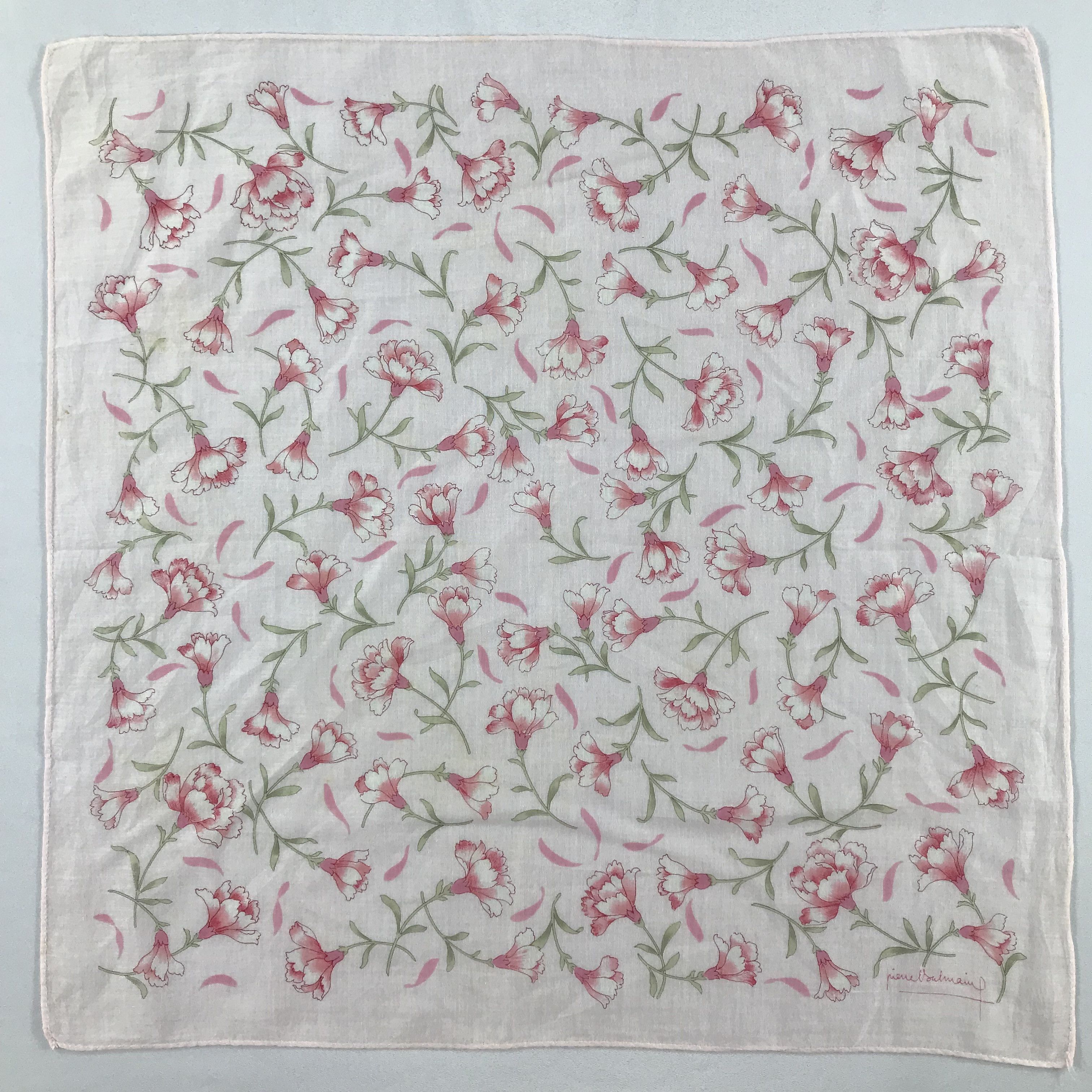 Pierre Balmain × Vintage Pierre Balmain Bandana / Handkerchief / Neckerchief -S2081 Size ONE SIZE - 1 Thumbnail