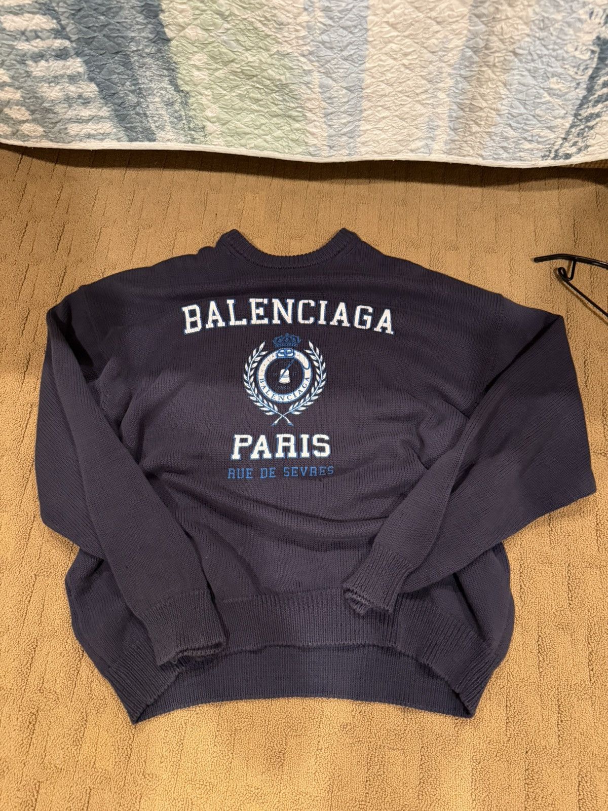 Balenciaga Balenciaga Rue De Servers Knit Size L Size US L / EU 52-54 / 3 - 1 Thumbnail