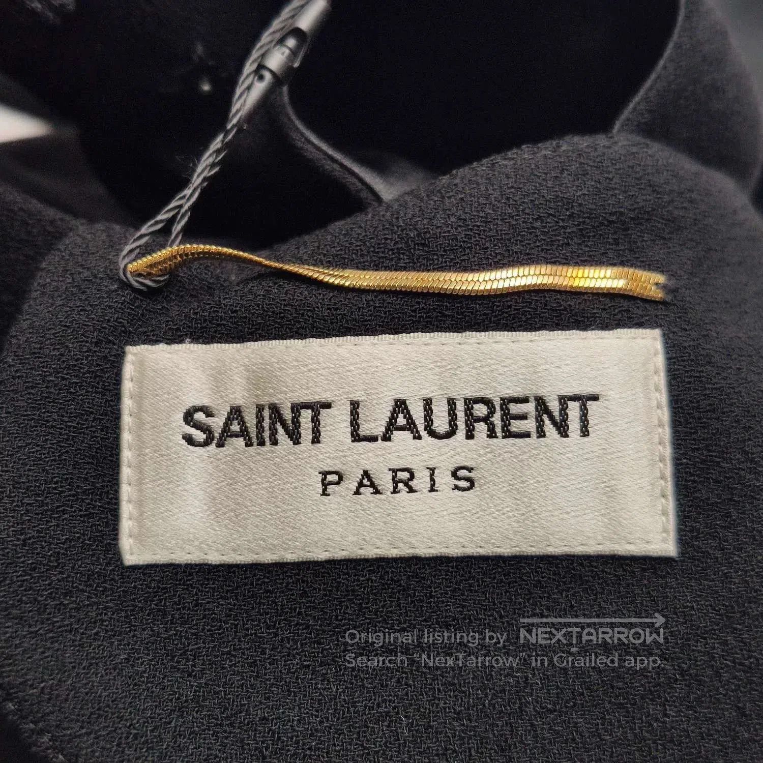 Saint Laurent Paris Saint Laurent Black Dress with Bows. Size M / US 6-8 / IT 42-44 - 5 Thumbnail