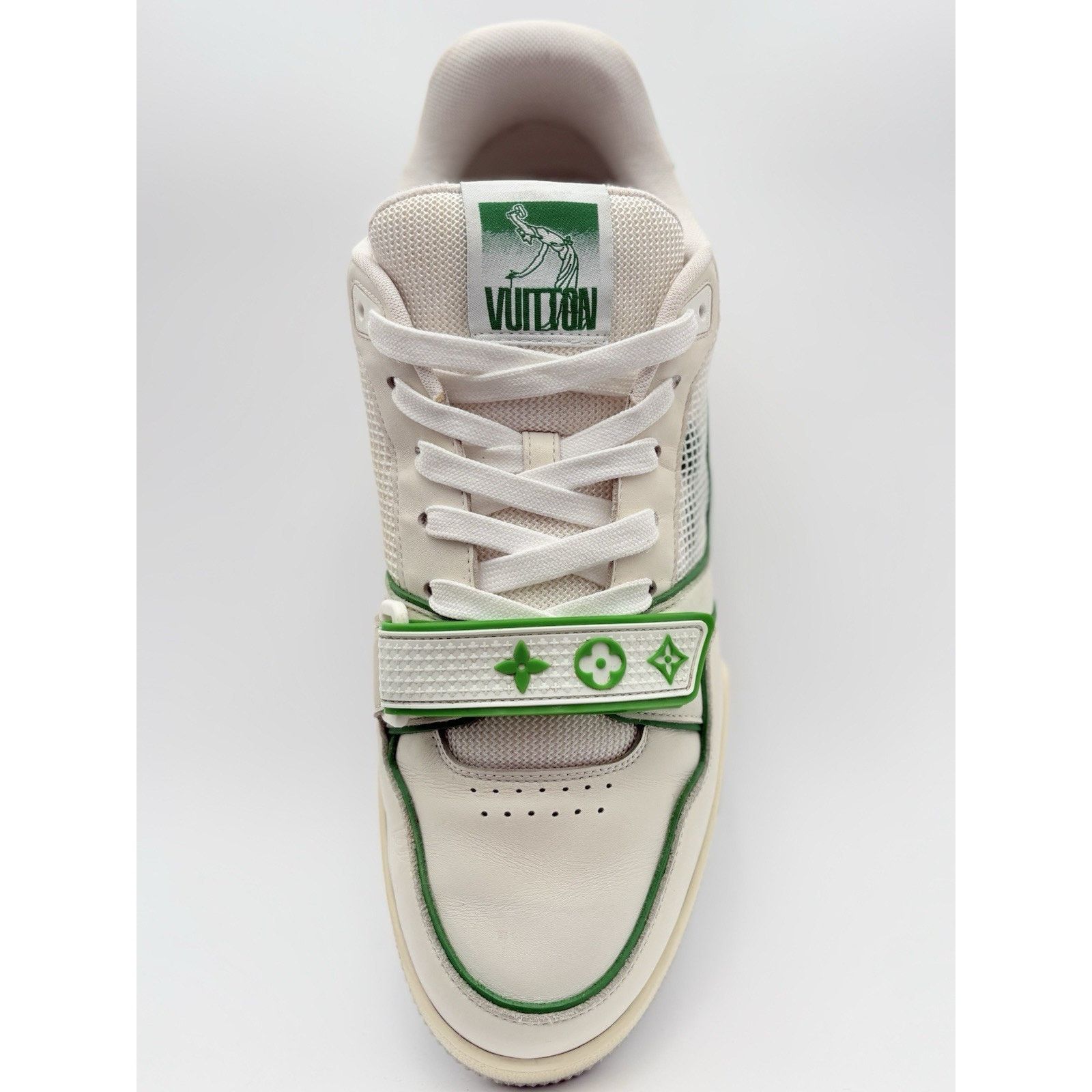 Louis Vuitton 11-11.5 Louis Vuitton Strap Trainer ' Green ' | SUPER CLEAN! Size US 11 / EU 44 - 12 Thumbnail