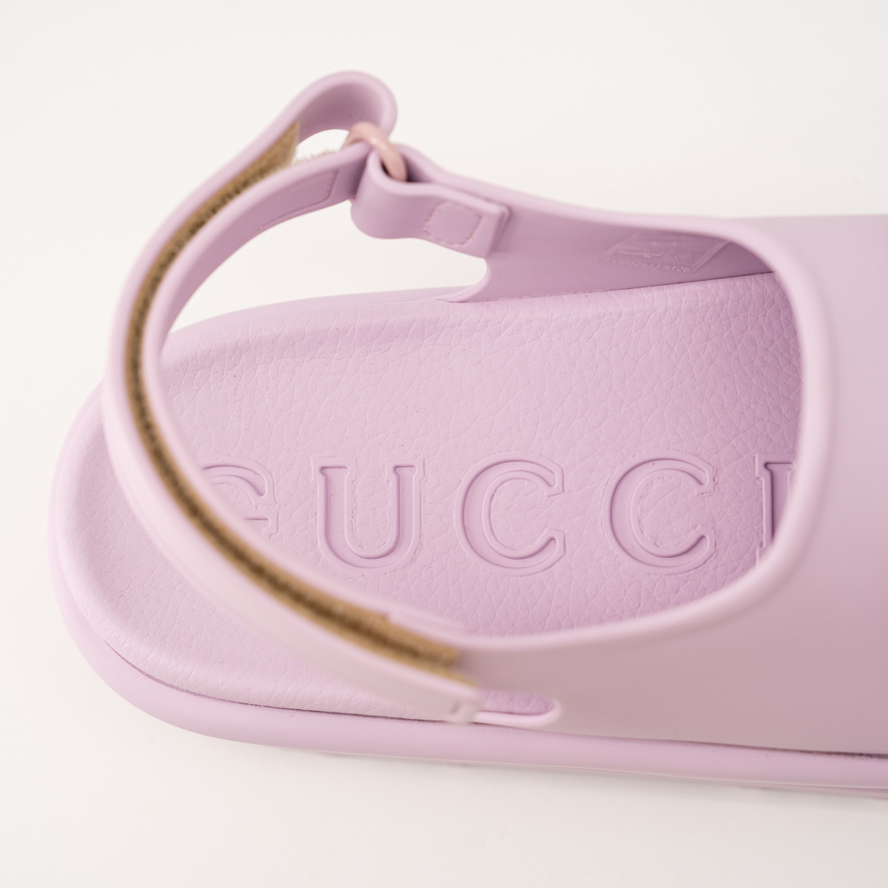 Gucci 40G 10 US Gucci Horsebit Platform Sandals Rubber Purple Size US 10 / IT 40 - 7 Thumbnail