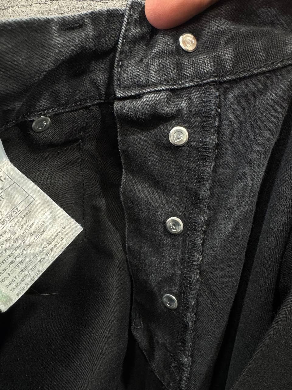 Carhartt Carhartt Texas Pant Jeans Black Denim Size US 31 - 19 Thumbnail