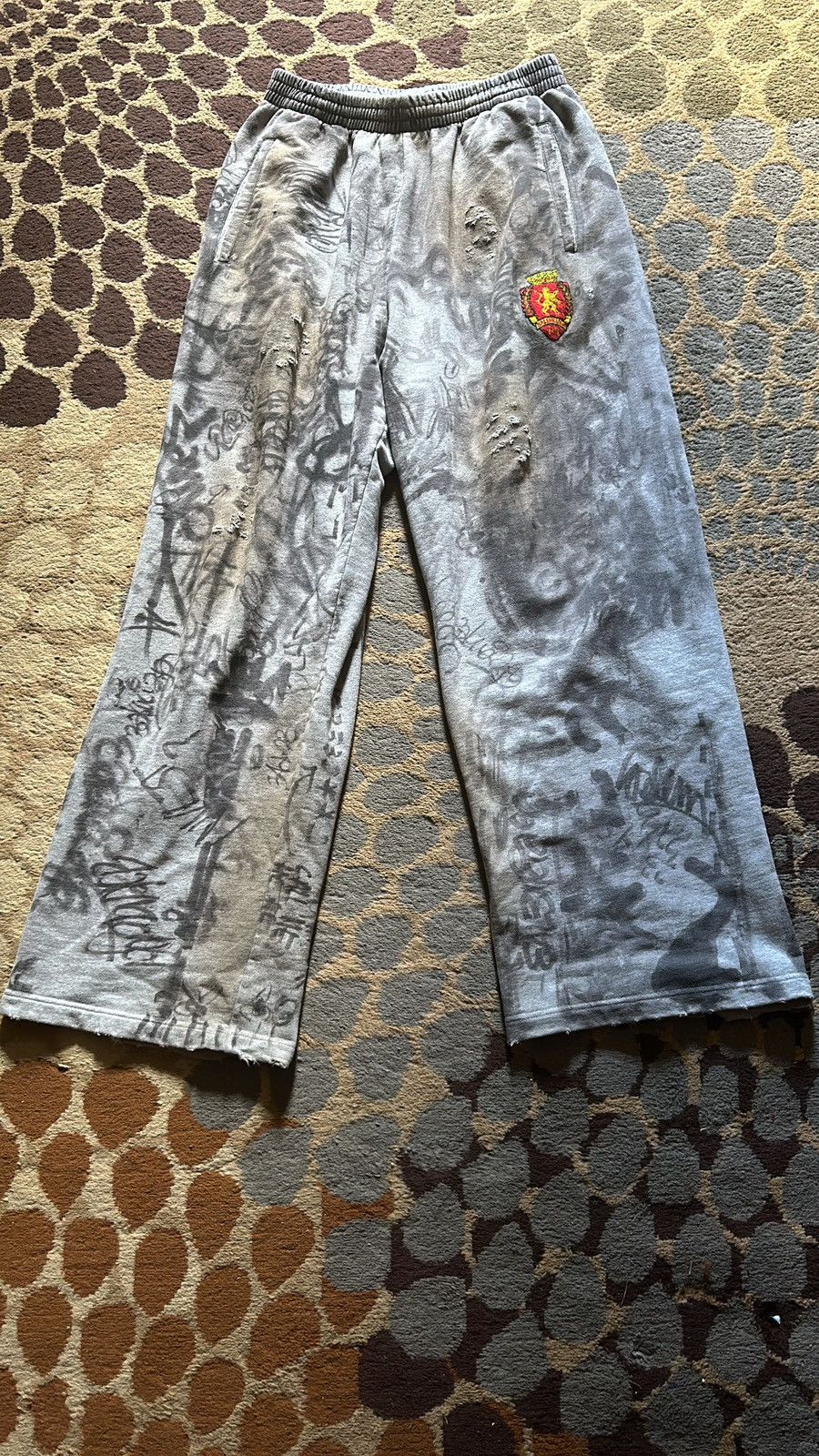 Balenciaga Graffiti Baggy Skater Sweatpants