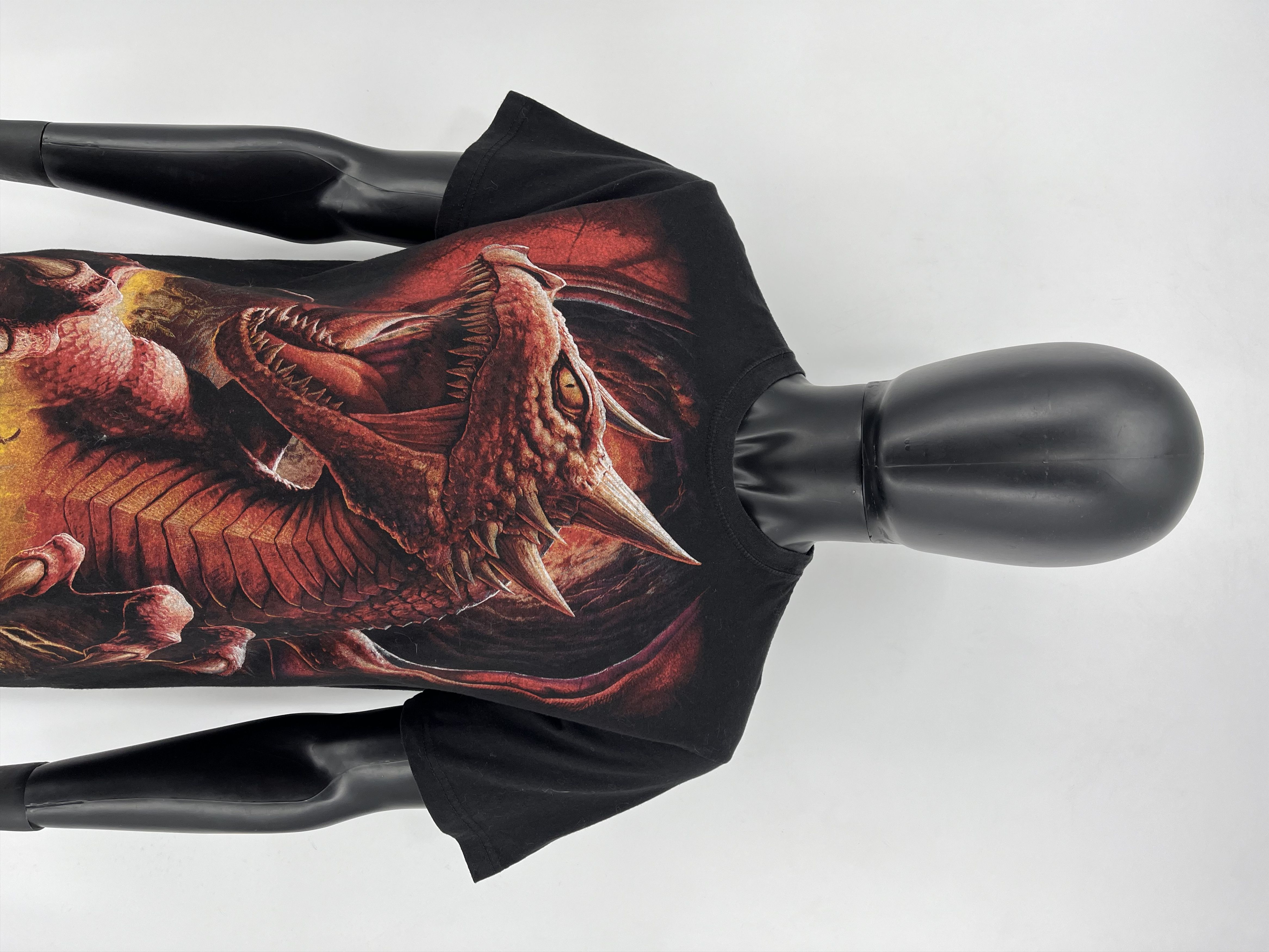 Band Tees Vintage Y2K Spiral Dragon Double sided Shirt All Over Print Size US L / EU 52-54 / 3 - 1 Thumbnail