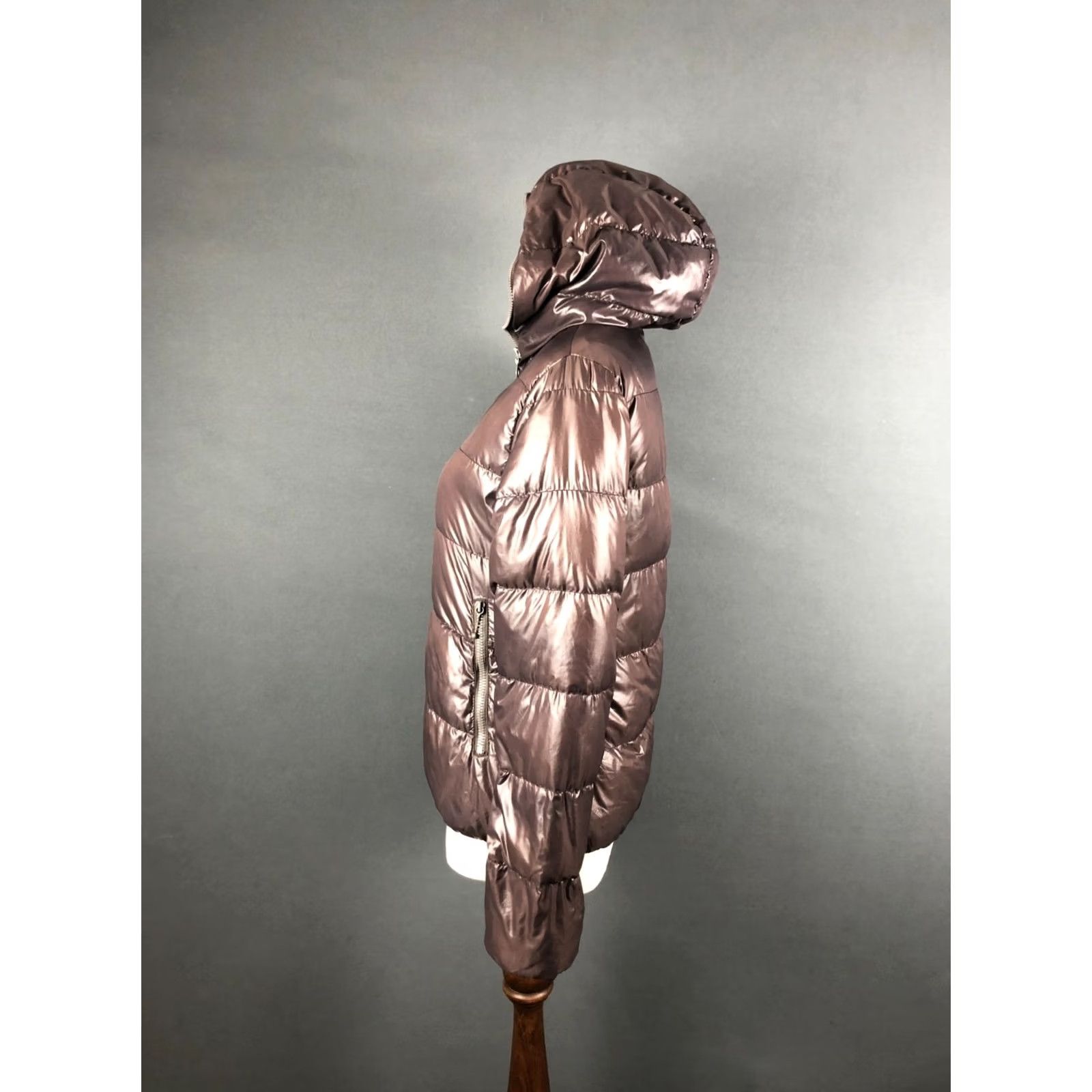 Duvetica Duvetica Jacket Padded Hooded Full Zip Women Brown Polyamide Size L Size L / US 10 / IT 46 - 2 Thumbnail