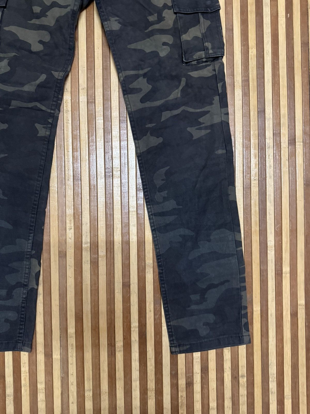 Japanese Brand Big Smith Camouflage Cargo Pants Streetwear / Multipocket Size US 32 / EU 48 - 3 Thumbnail
