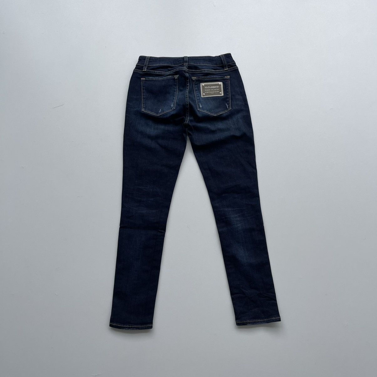Dolce & Gabbana Dolce & Gabbana Women’s Collection Distressed Straight Jeans Size 28" / US 6 / IT 42 - 3 Thumbnail
