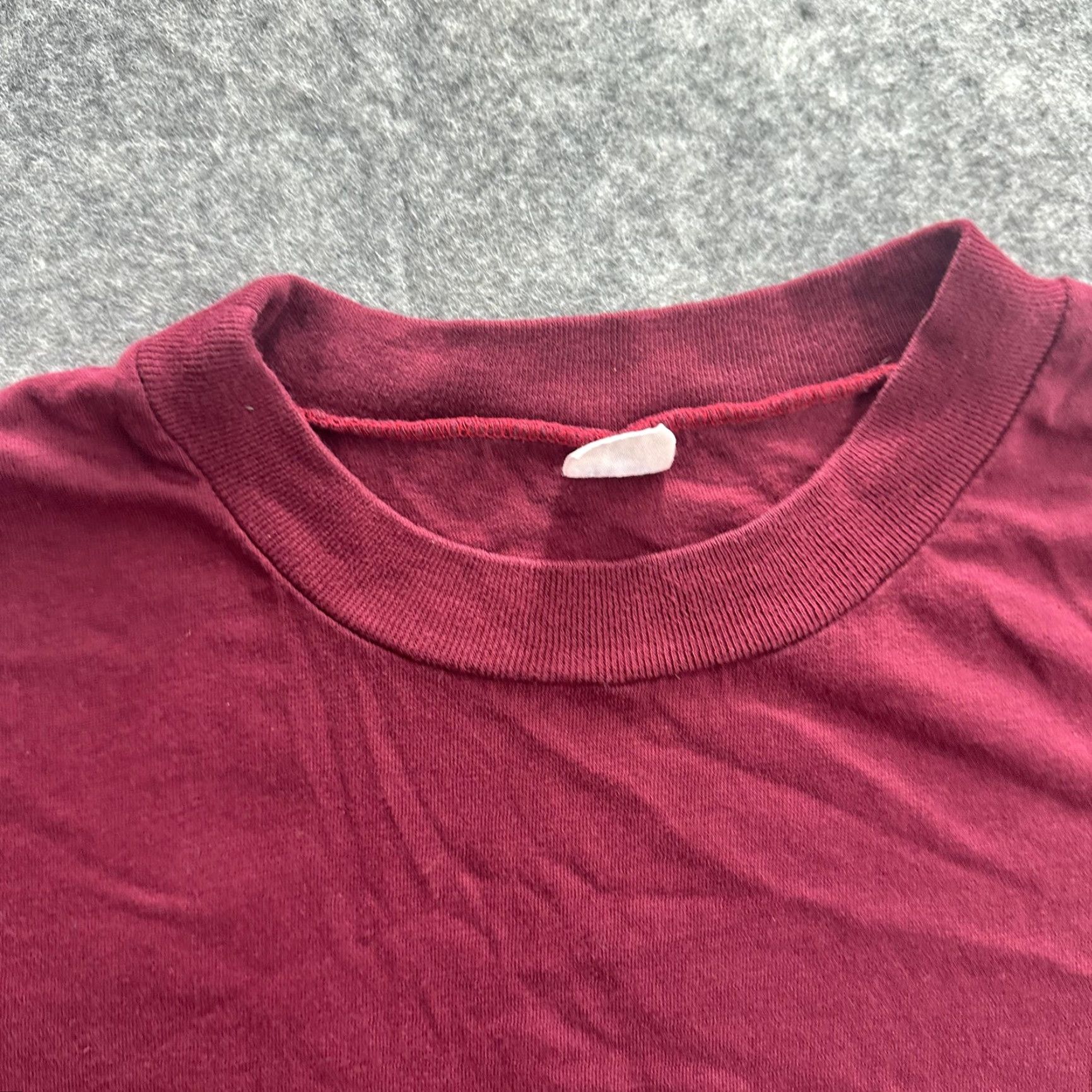 Vintage VINTAGE Artex T-Shirt Men Extra Large Casual College 90s Cotton Short Sleeve Crew Neck Maroon Size US XL / EU 56 / 4 - 7 Thumbnail