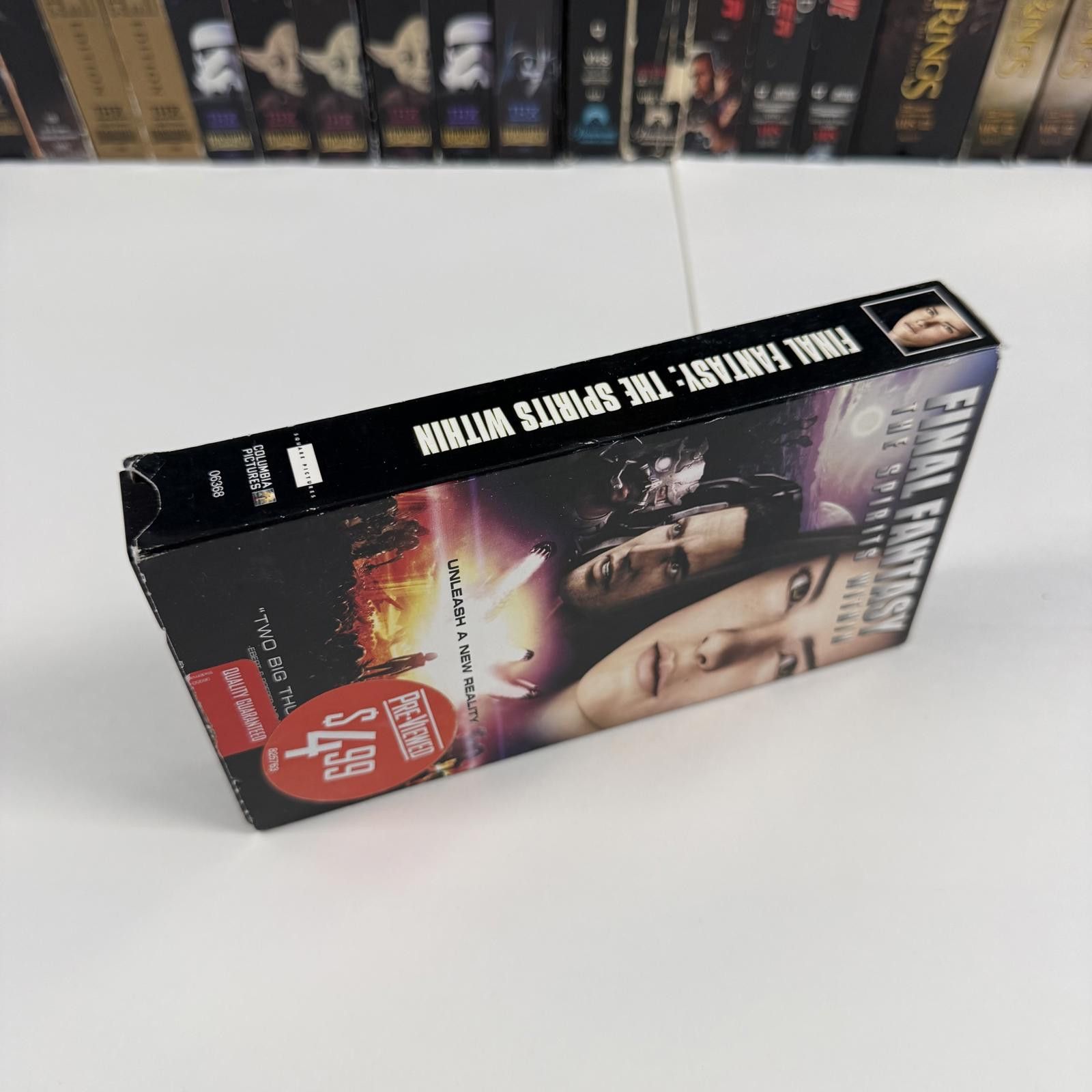Designer Final Fantasy The Spirits Within VHS 2001 w/ Blockbuster Tag Size ONE SIZE - 9 Thumbnail