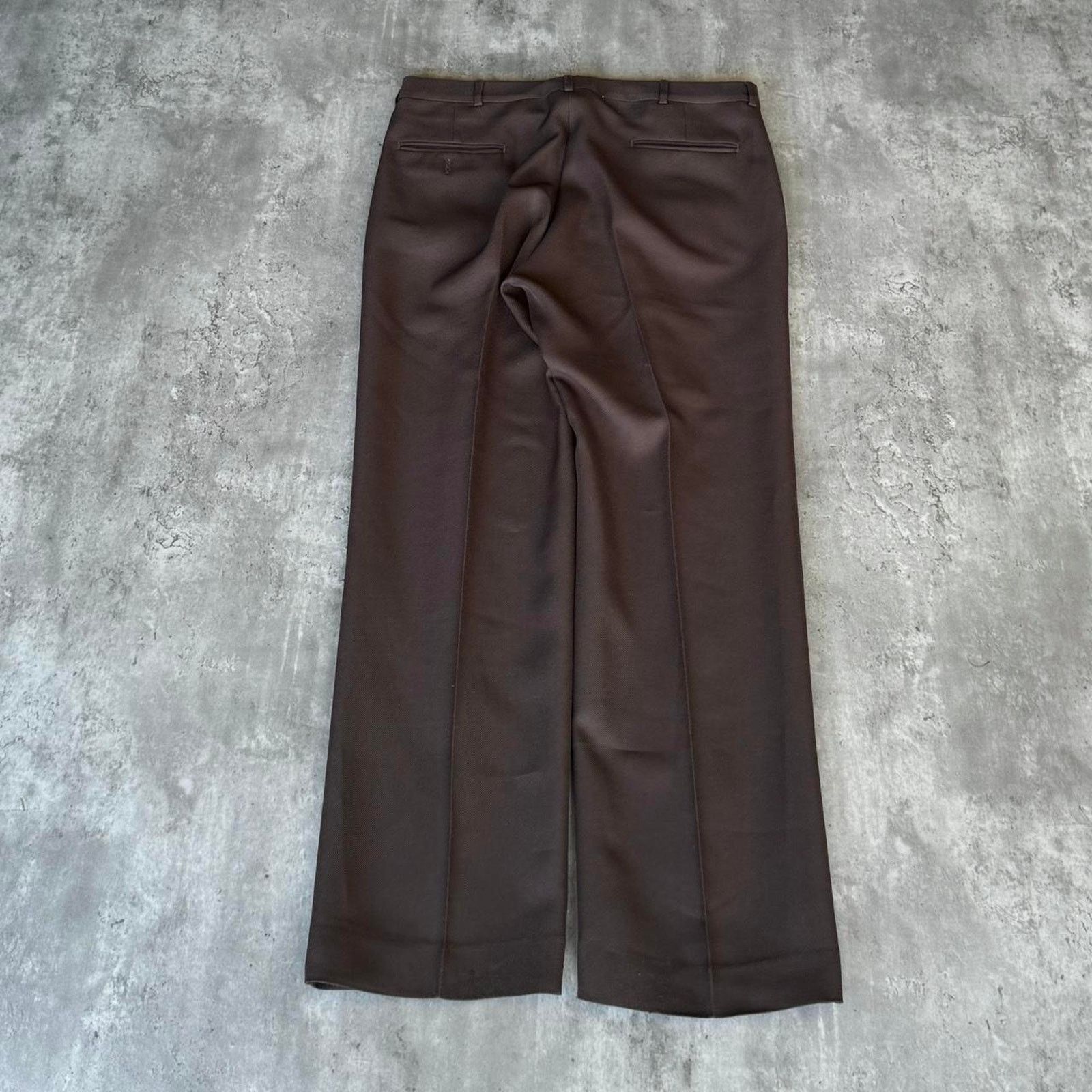 Vintage Vintage 1990s Chocolate Brown Wentworth Casual Pants Size US 35 - 2 Thumbnail