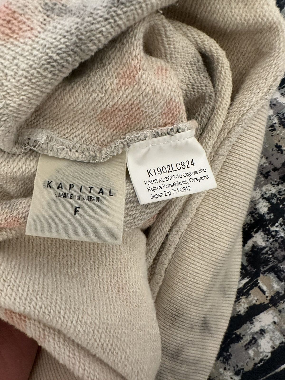 Kapital Kountry Kapital Kountry Bone Sweatshirt Size US L / EU 52-54 / 3 - 5 Thumbnail