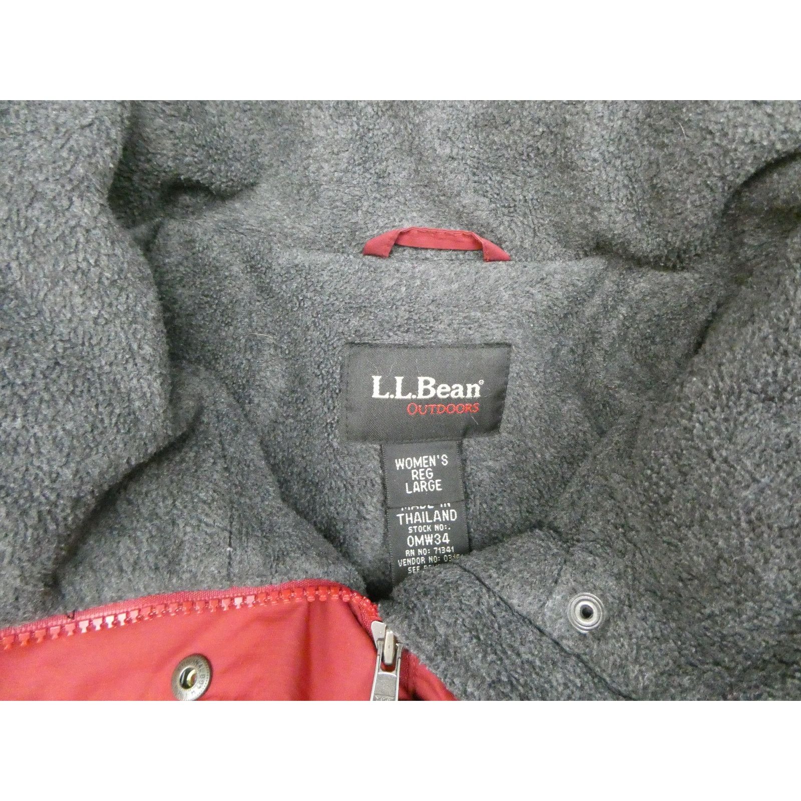 L.L. Bean L.L. Bean medium weight coat, size large, soft fleece lining Size L / US 10 / IT 46 - 3 Thumbnail