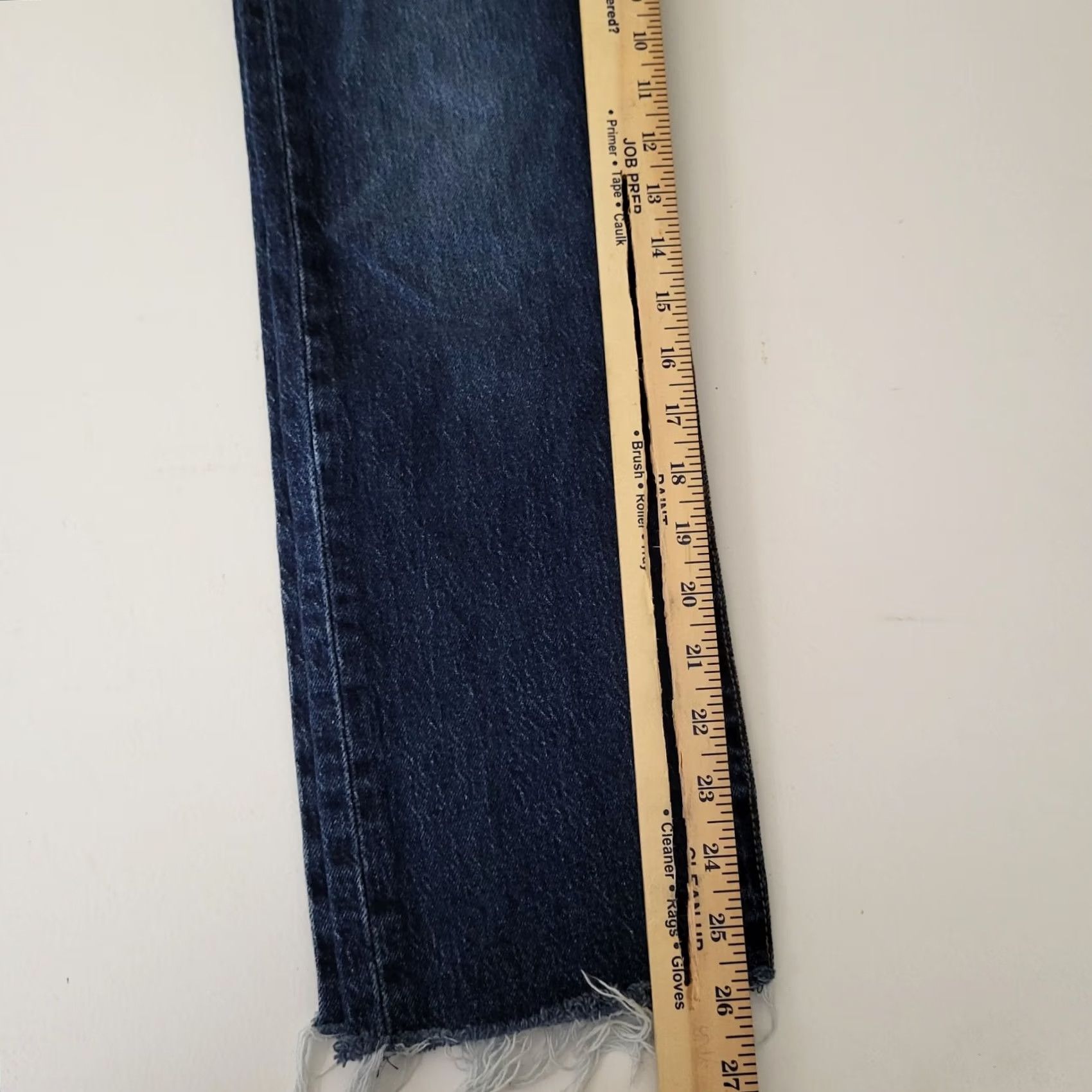 Levi's Levi's Women's Jeans Straight Button Fly Five Pockets Size 24 Denim Blue Medium Waist Rise Mid Regular Fit Size 42" / US 20 - 3 Thumbnail