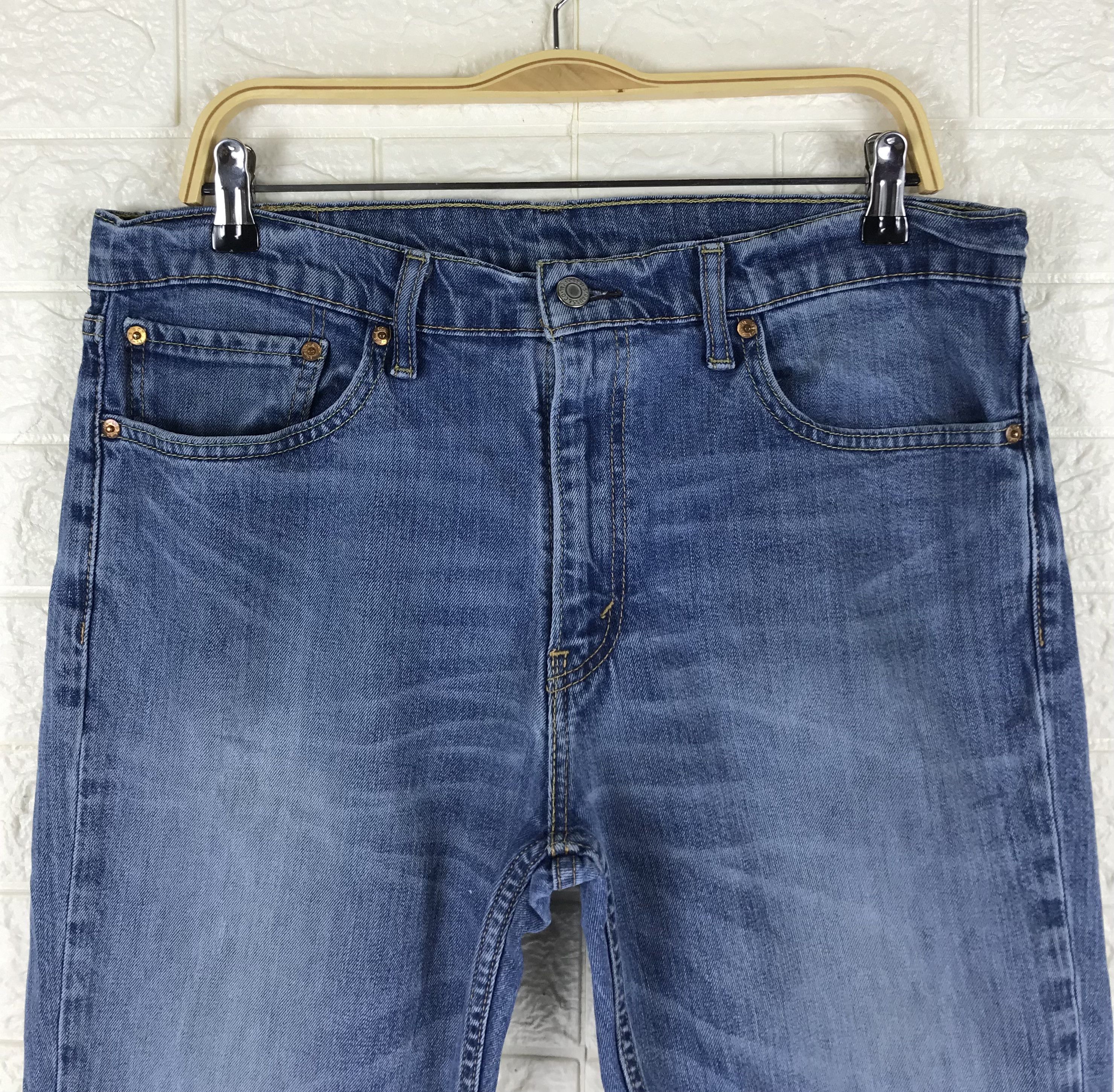 Levi's Vintage Levi's 511 Slim Cut Jeans Blue Washed Denim Size US 36 / EU 52 - 2 Thumbnail