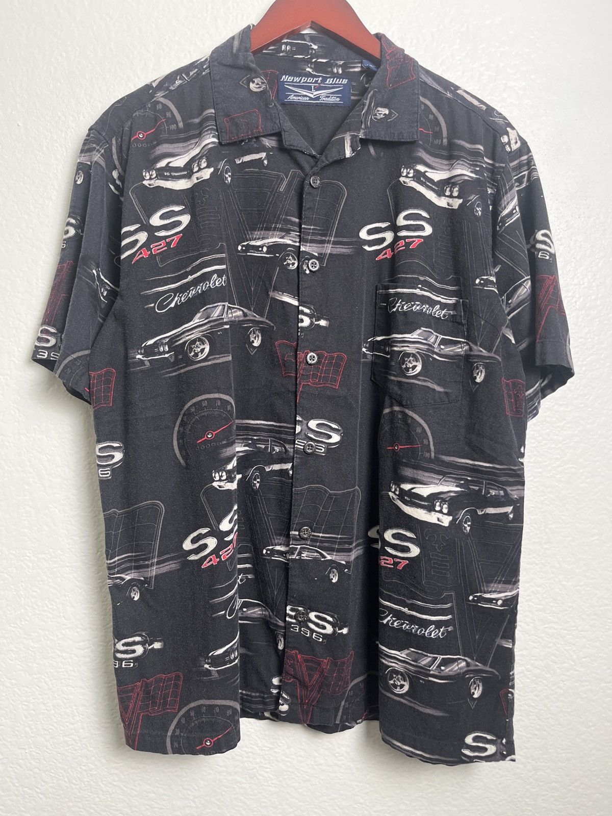 Vintage Chevrolet AOP Shirt Size US L / EU 52-54 / 3 - 1 Thumbnail