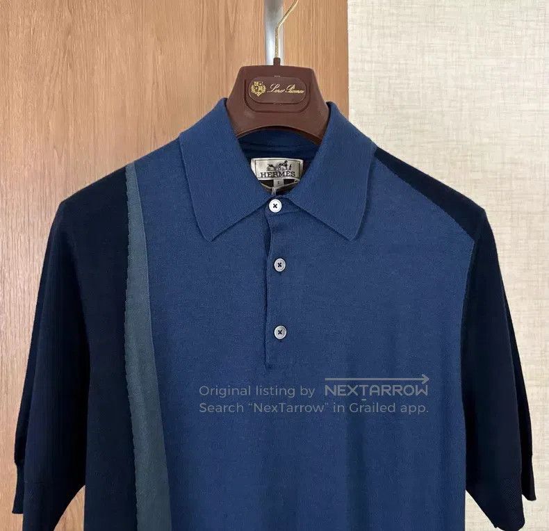 Hermes Hermes Spring/Summer Short Sleeve Knit Polo Size US S / EU 44-46 / 1 - 2 Thumbnail