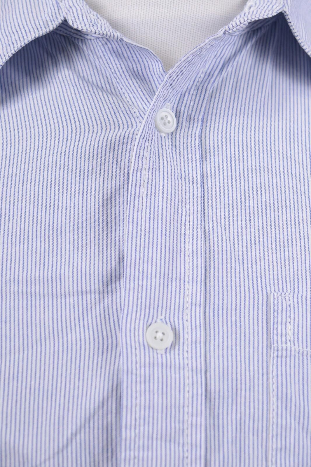 Eton Eton Slim Blue Luxury Button Down Shirt Size 44 / 17 1/2 Size US M / EU 48-50 / 2 - 4 Thumbnail