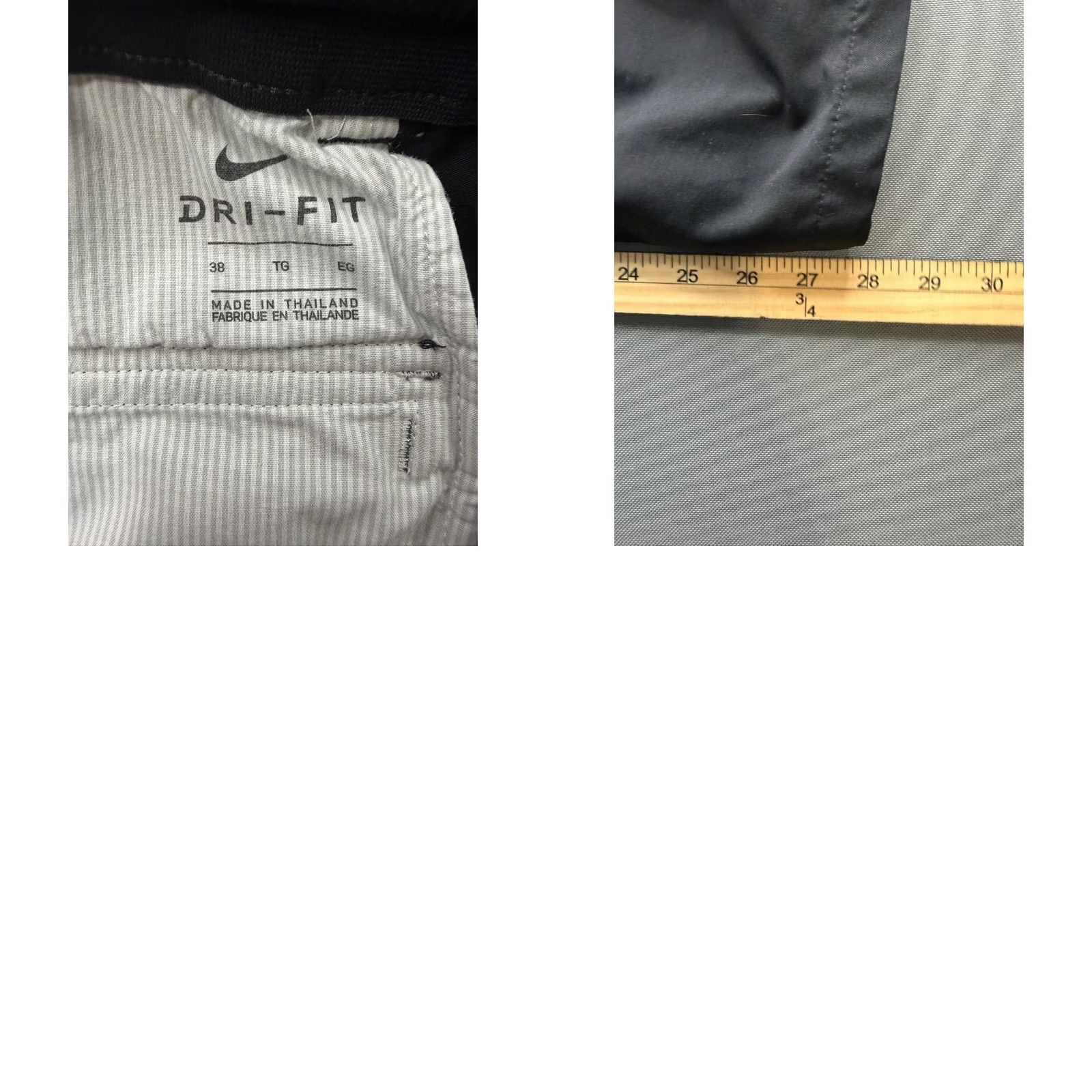 Nike Nike Dri-FIT Tapered Performance Pants Mens Grey Inseam 27 Waist 38 Zip Pocket Pockets Utility Gorpcore Minimalist Articulated Knees 4 Pockets Tapered Size US 38 / EU 54 - 8 Thumbnail