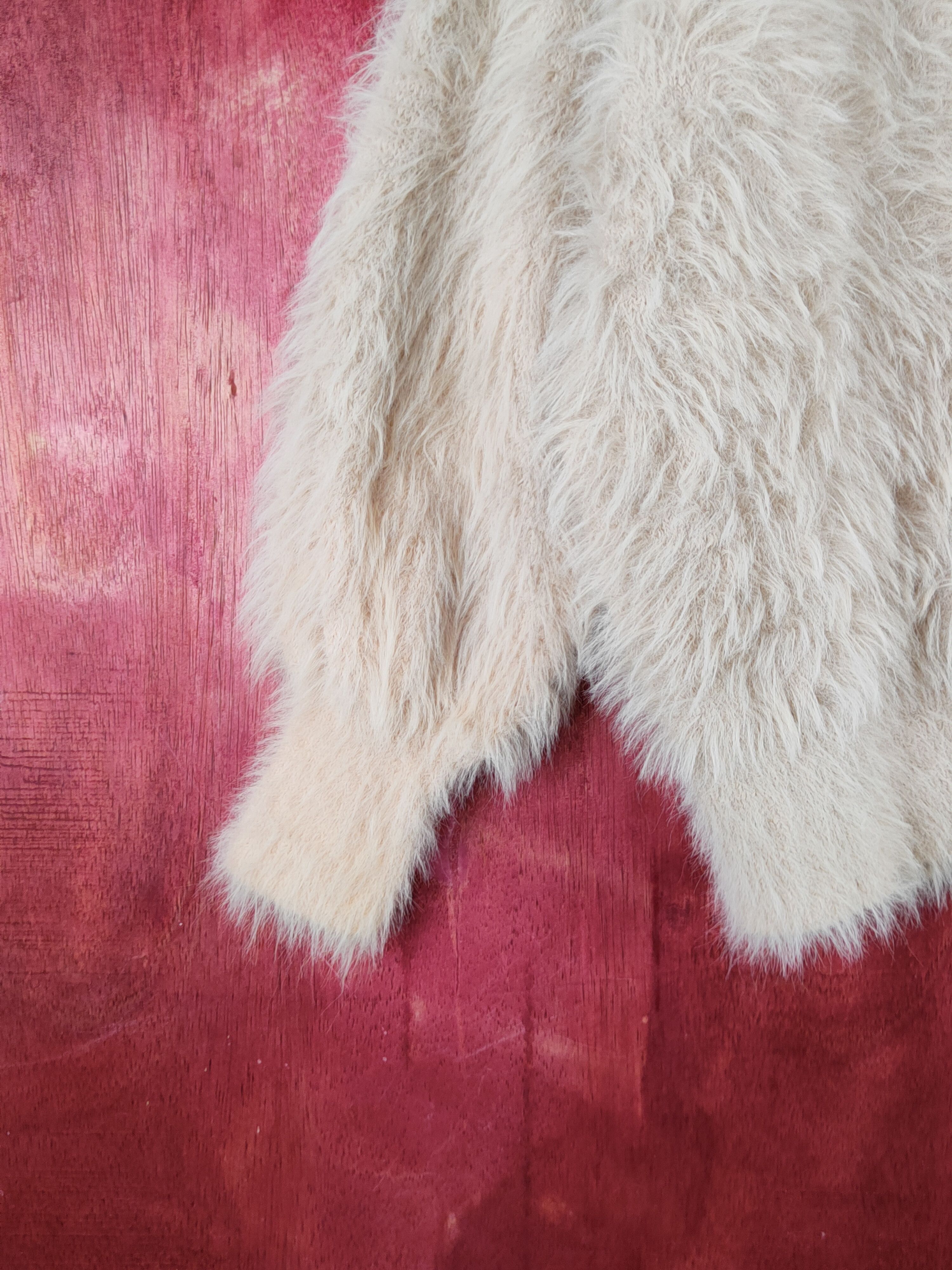 Japanese Brand Nano&co Peach Shag Shaggy Fur Mohair Knitwear #S2231 Size M / US 6-8 / IT 42-44 - 4 Thumbnail