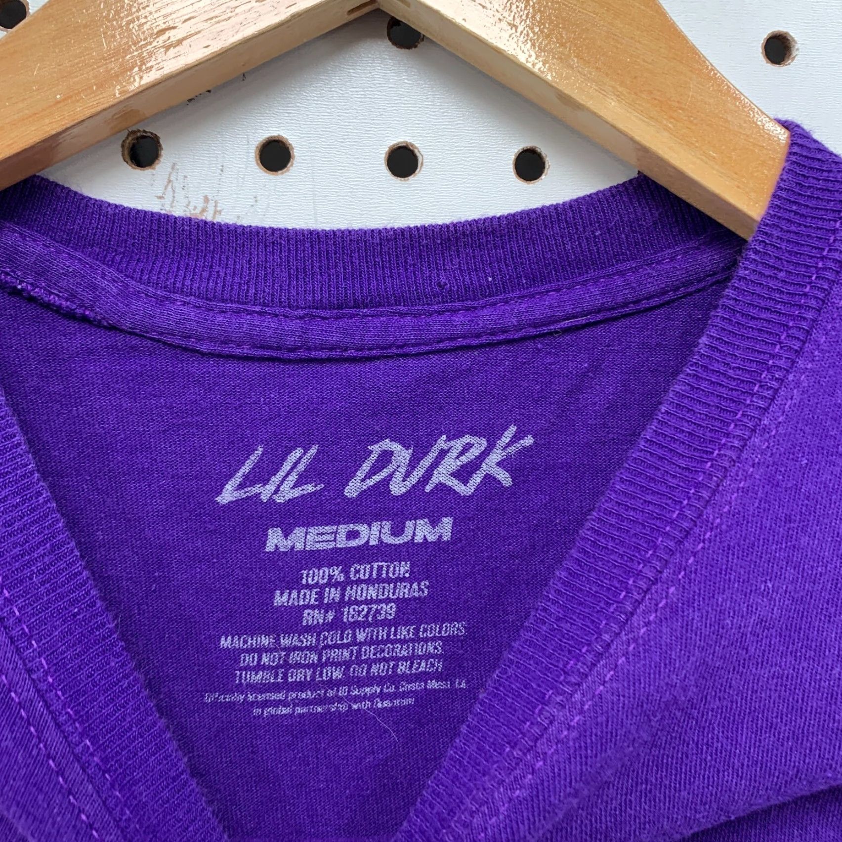 Vintage VINTAGE Lil Durk Shirt Womens M Purple Hip Hop Tee Short Sleeve 18.5x24.5 Mens Size M / US 6-8 / IT 42-44 - 7 Thumbnail