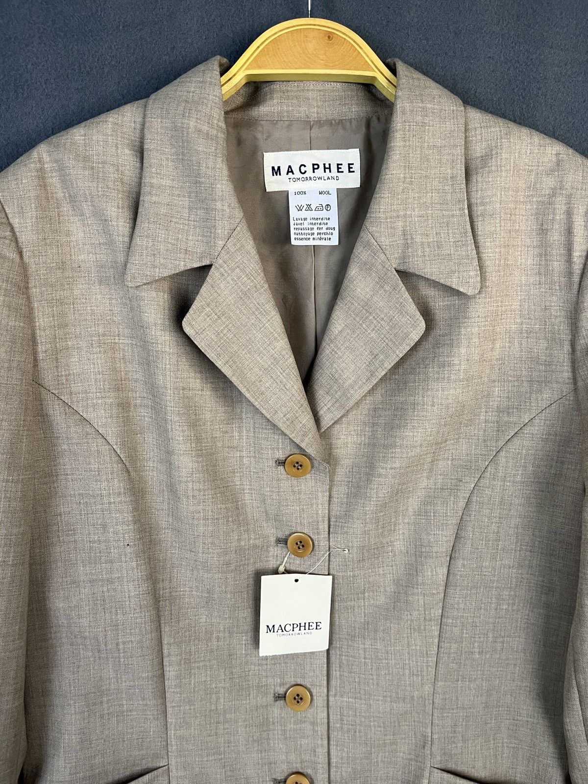 Japanese Brand × Tomorrowland × Vintage Macphee Tomorrowland Blazer Size XS / US 0-2 / IT 36-38 - 3 Thumbnail